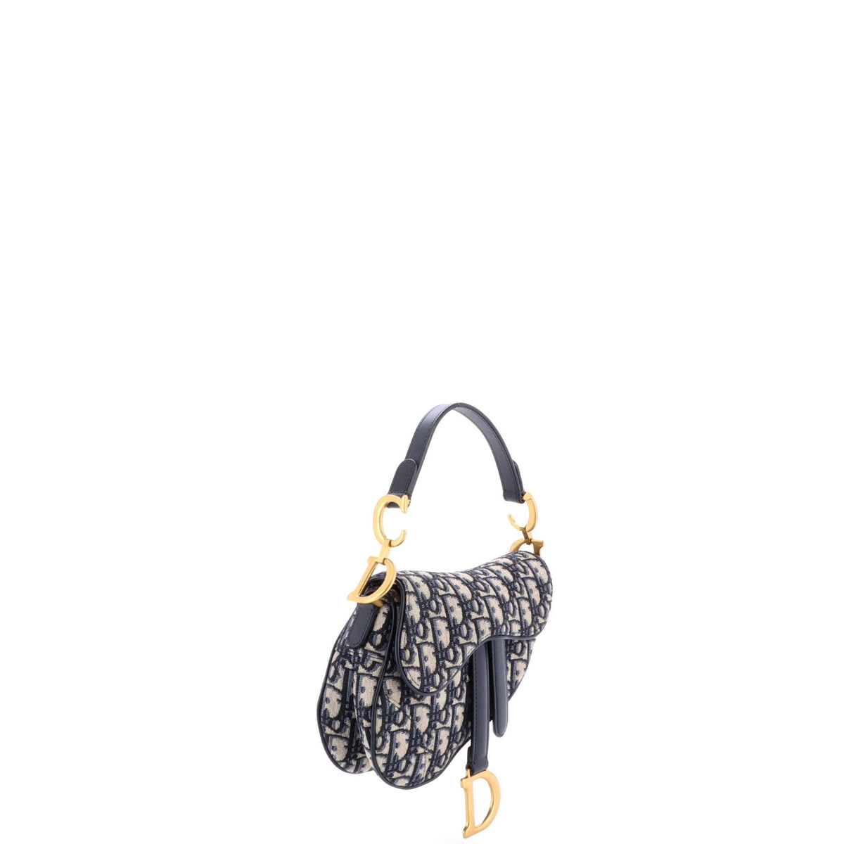 Saddle Handbag Oblique Canvas Mini