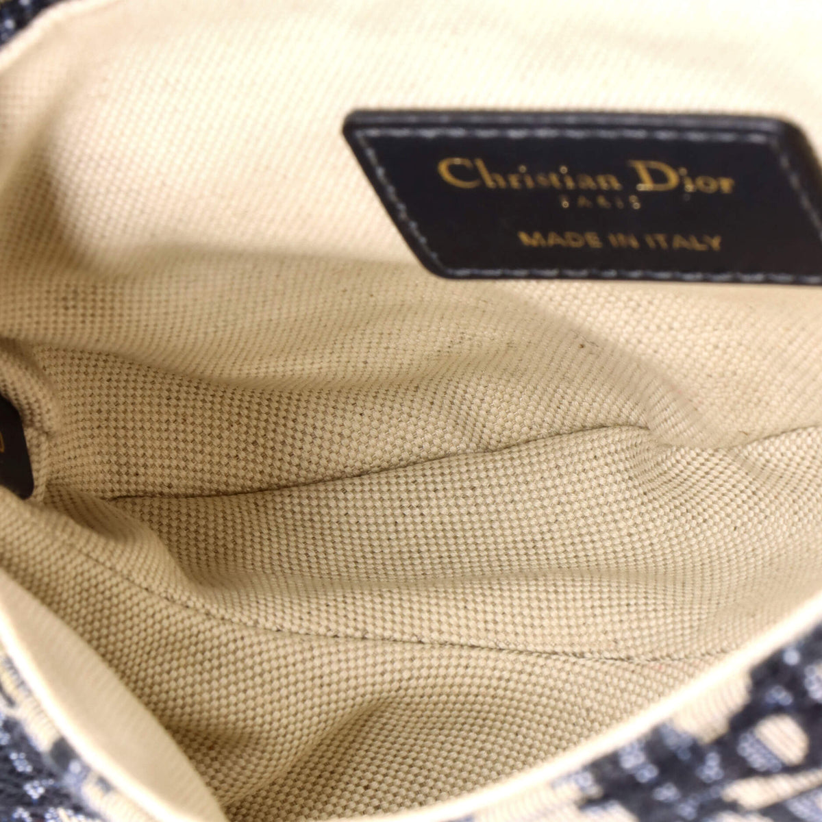 Saddle Handbag Oblique Canvas Mini