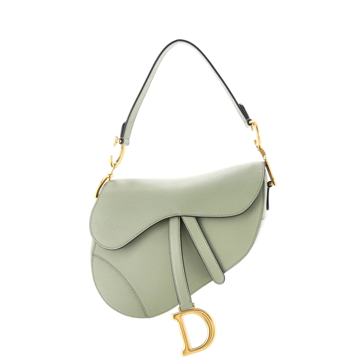 Saddle Handbag Leather Medium