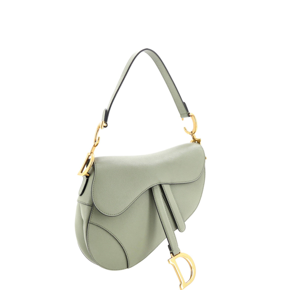 Saddle Handbag Leather Medium
