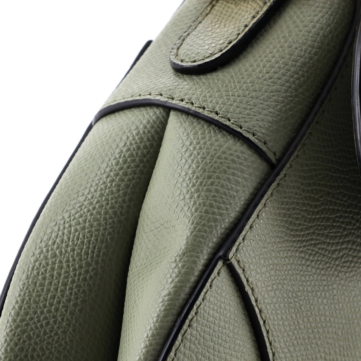 Saddle Handbag Leather Medium