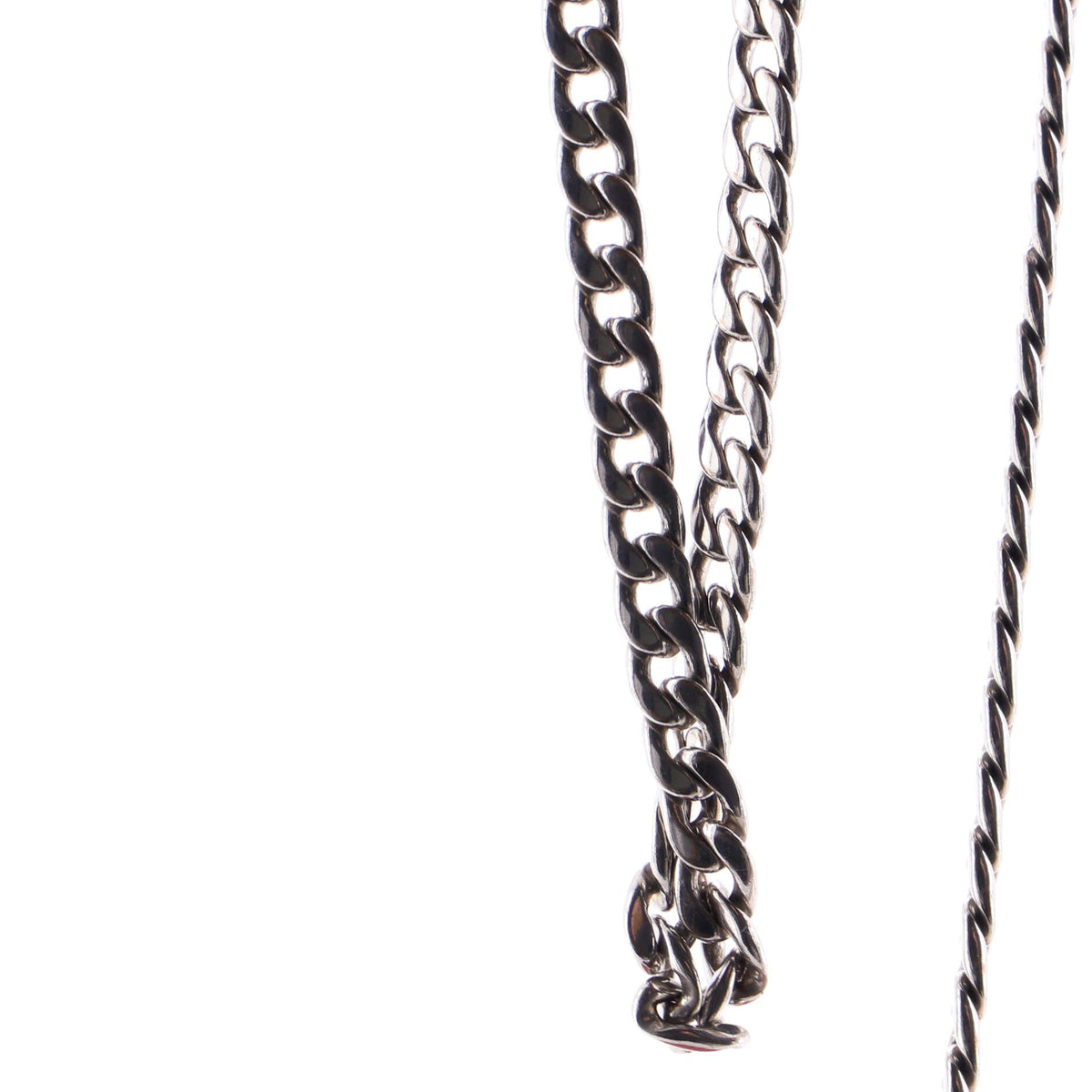 Elektra Wallet on Chain Studded Leather