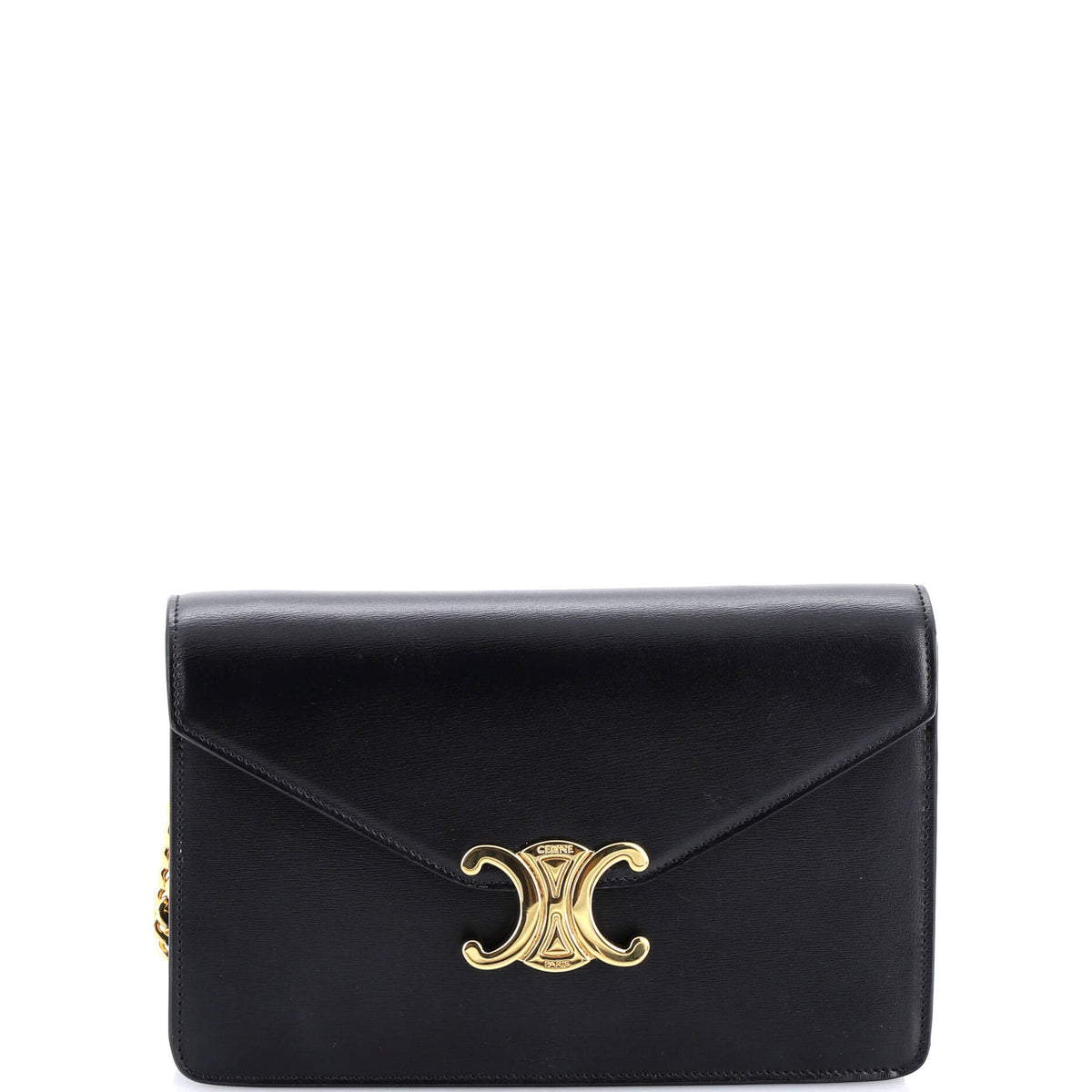 Margo Triomphe Wallet on Chain Leather