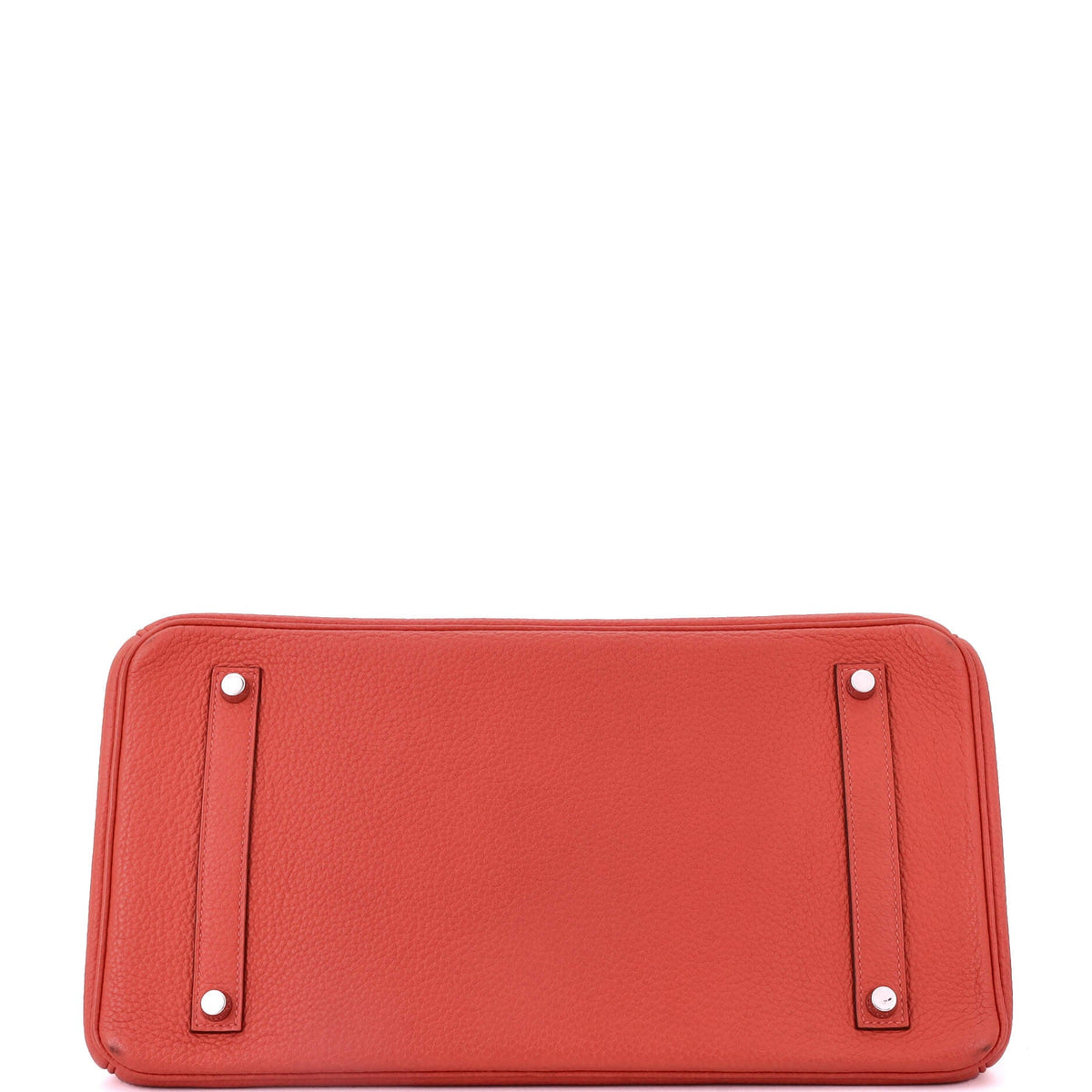 Birkin Handbag Rouge Pivoine Togo with Palladium Hardware 35