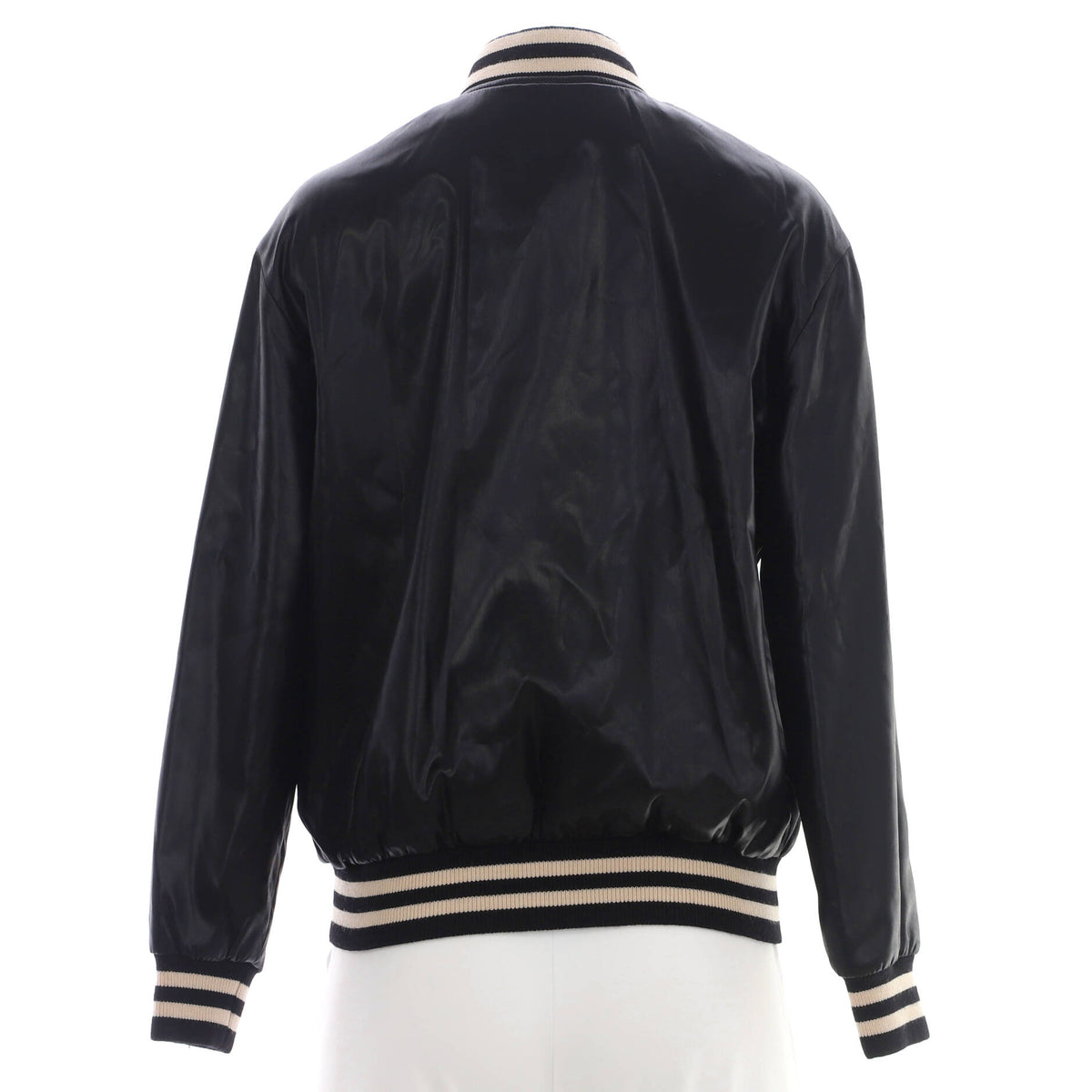 Women's Teddy Bomber Jacket Acetate and Silk