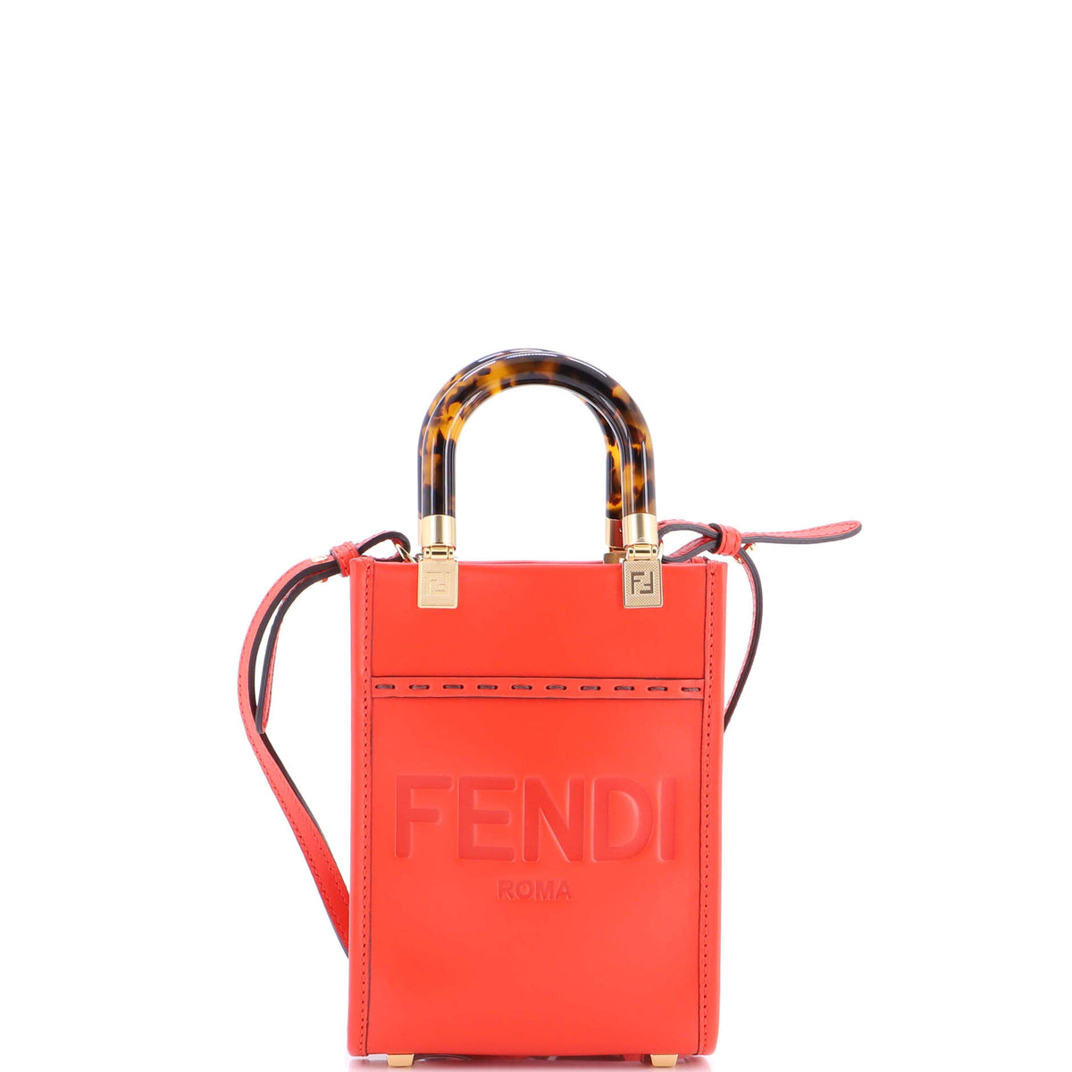 Sunshine Shopper Tote Leather Mini
