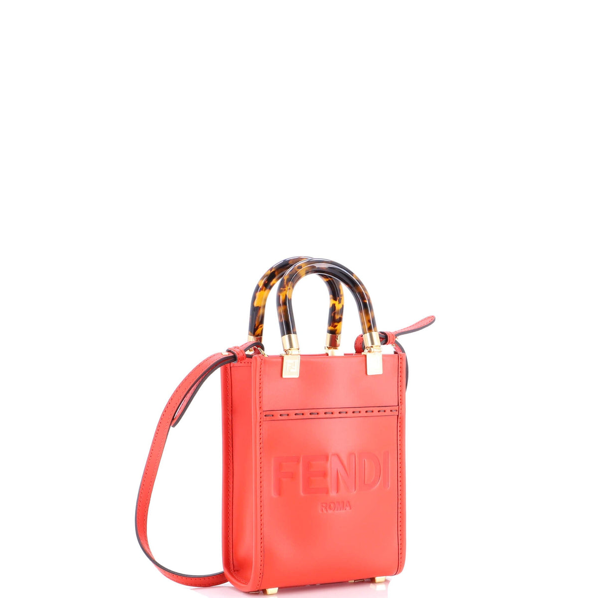 Sunshine Shopper Tote Leather Mini