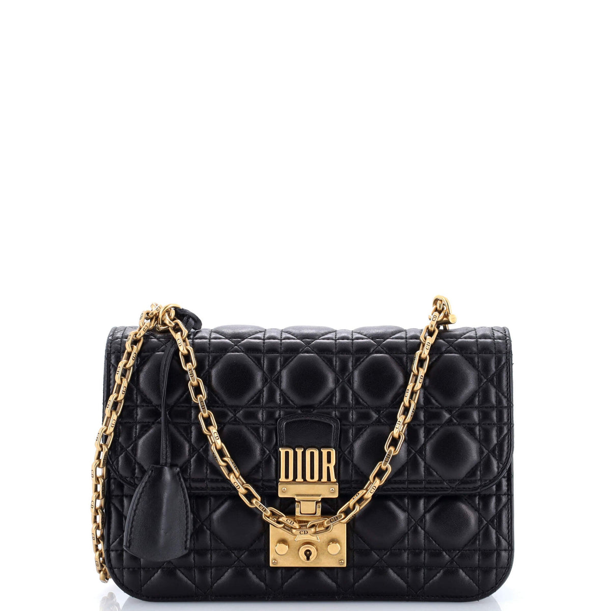 Dioraddict Flap Bag Cannage Quilt Lambskin Medium