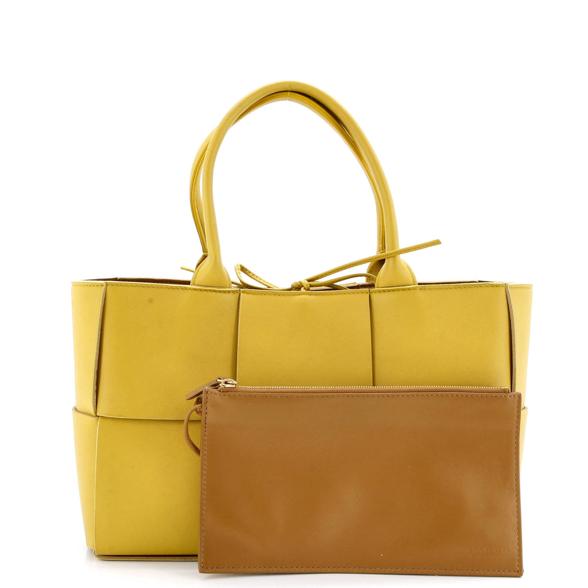 Arco Tote Maxi Intrecciato Leather Small