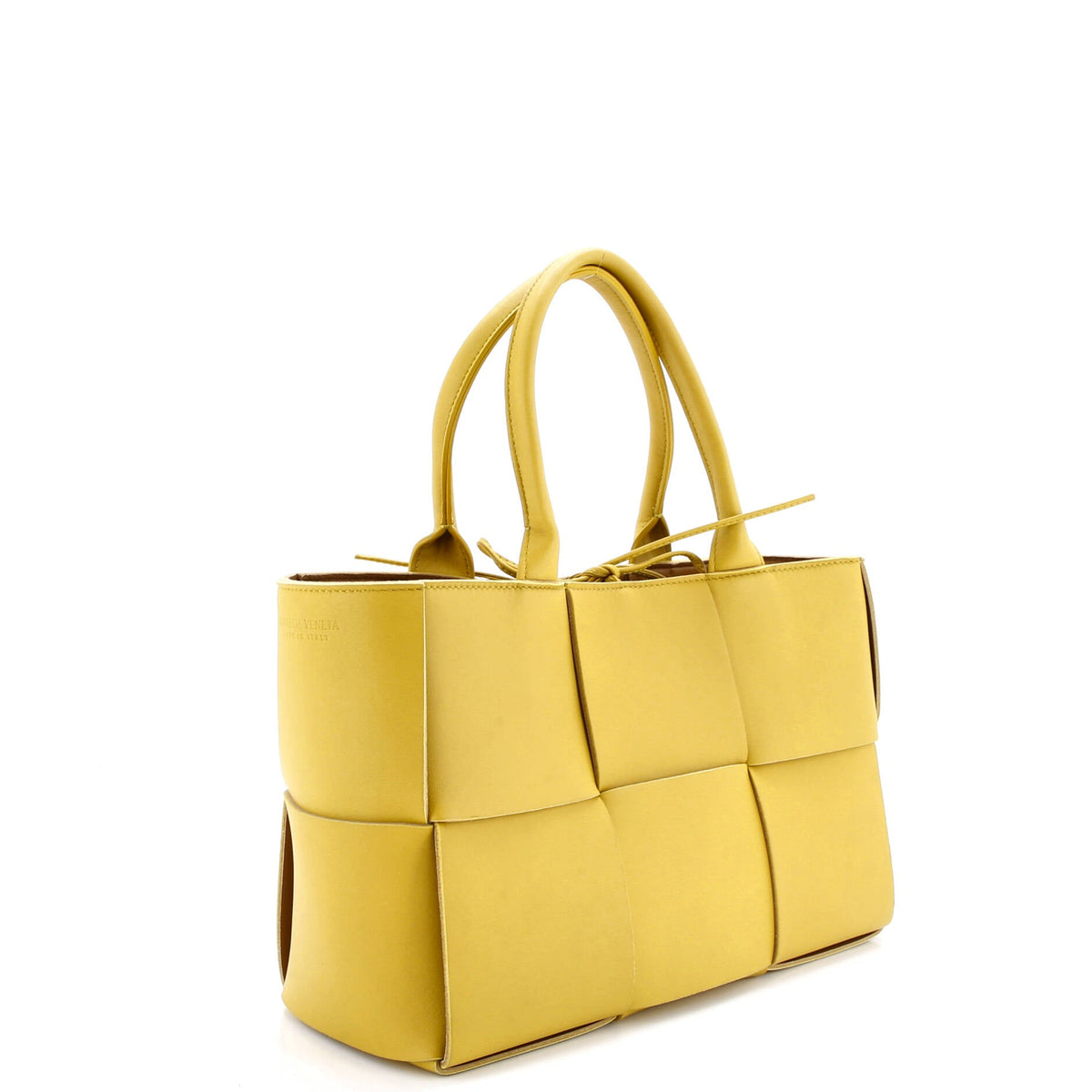 Arco Tote Maxi Intrecciato Leather Small