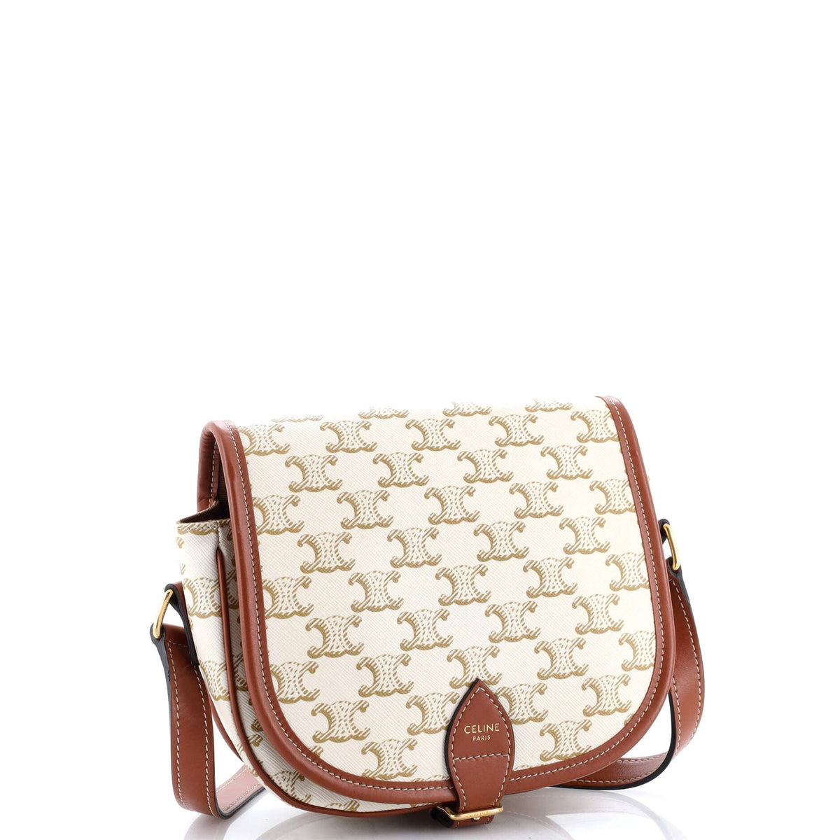 Folco Bag Triomphe Coated Canvas Medium