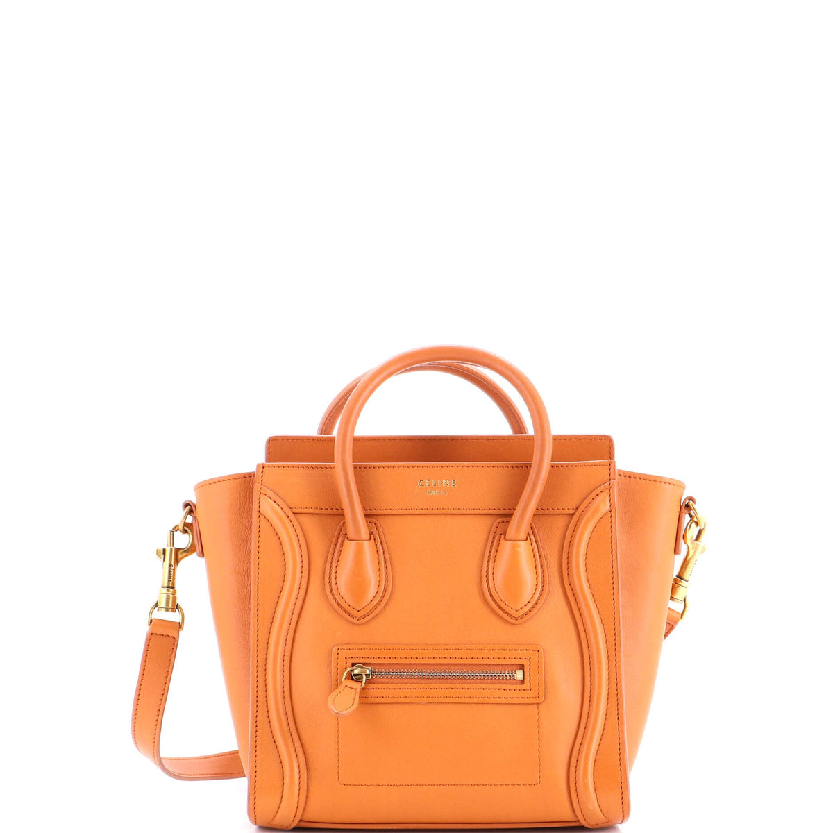 Luggage Bag Smooth Leather Nano