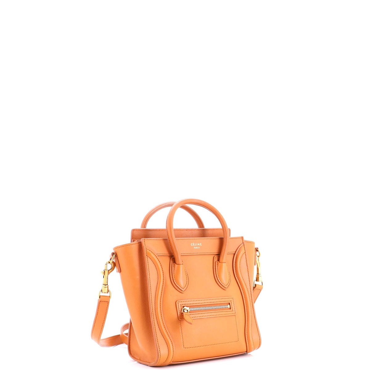 Luggage Bag Smooth Leather Nano