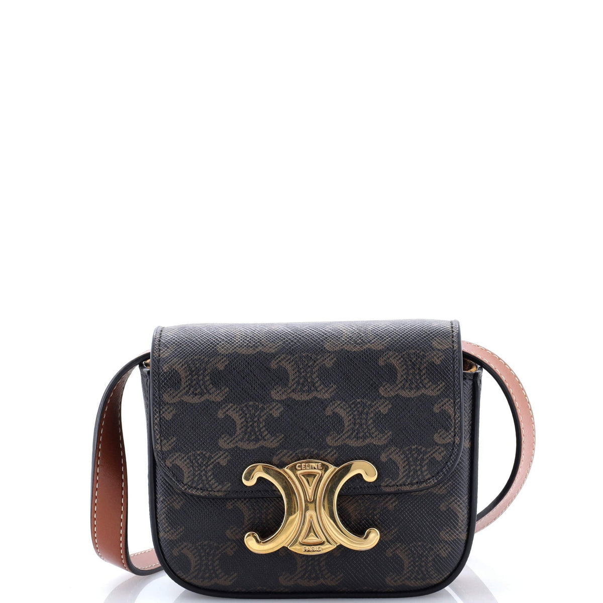 Triomphe Shoulder Bag Triomphe Coated Canvas Mini