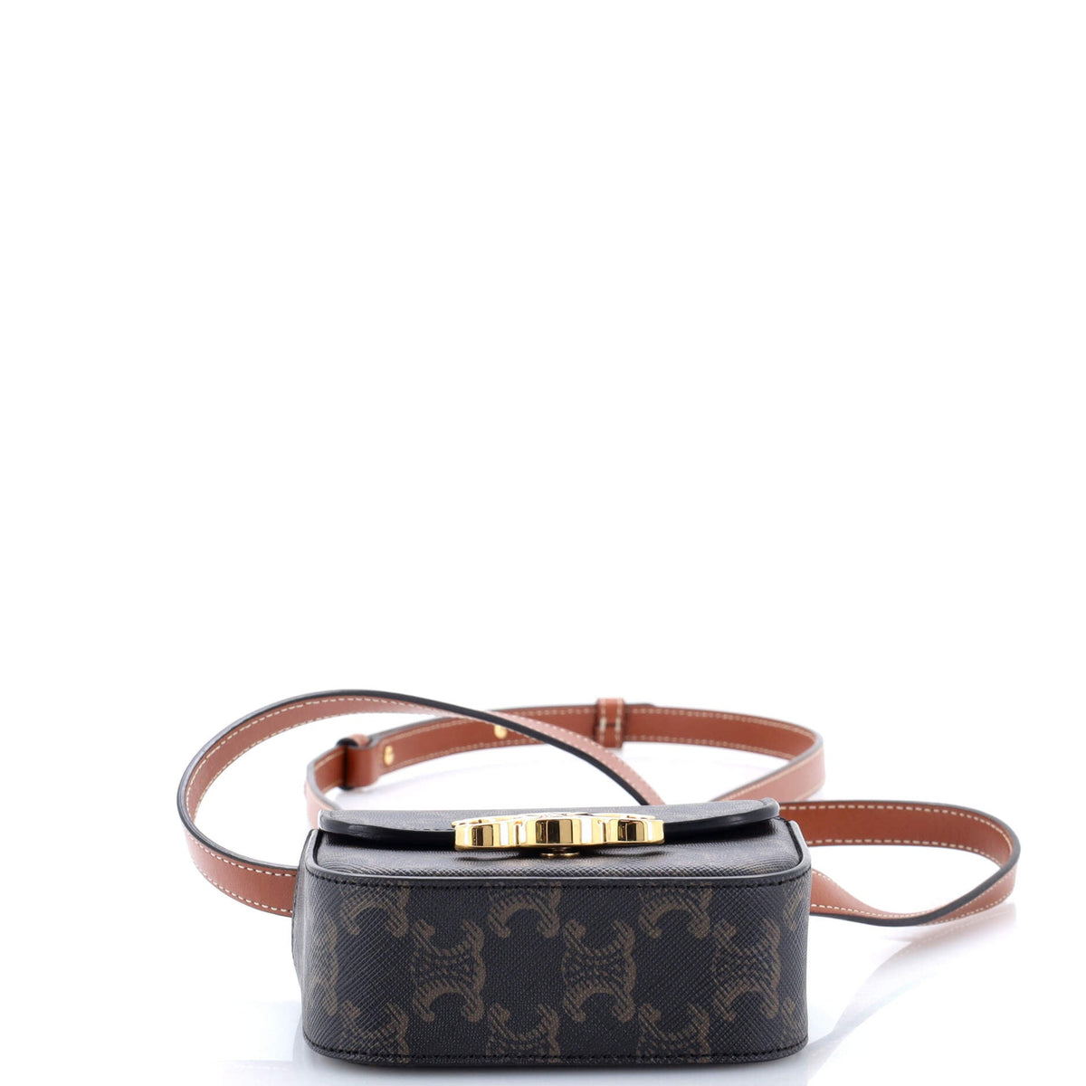 Triomphe Shoulder Bag Triomphe Coated Canvas Mini