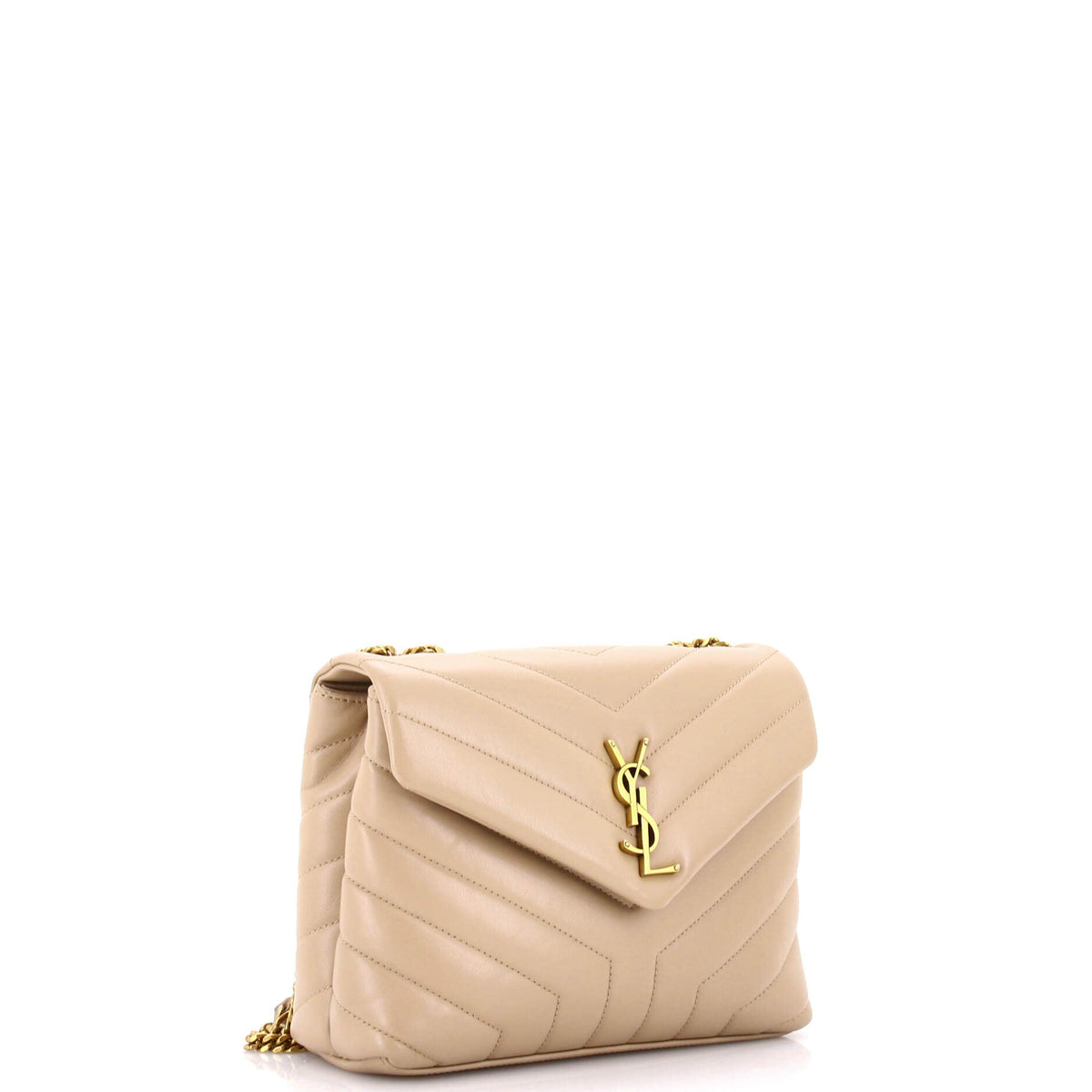 Loulou Shoulder Bag Matelasse Chevron Leather Small