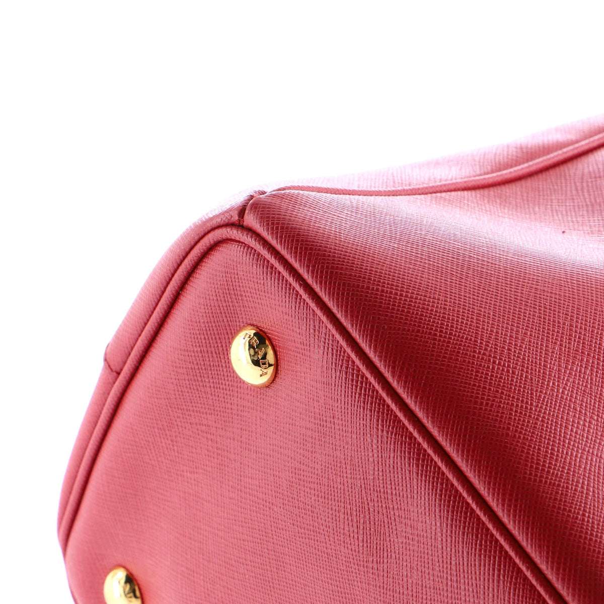 Double Zip Lux Tote Saffiano Leather Large