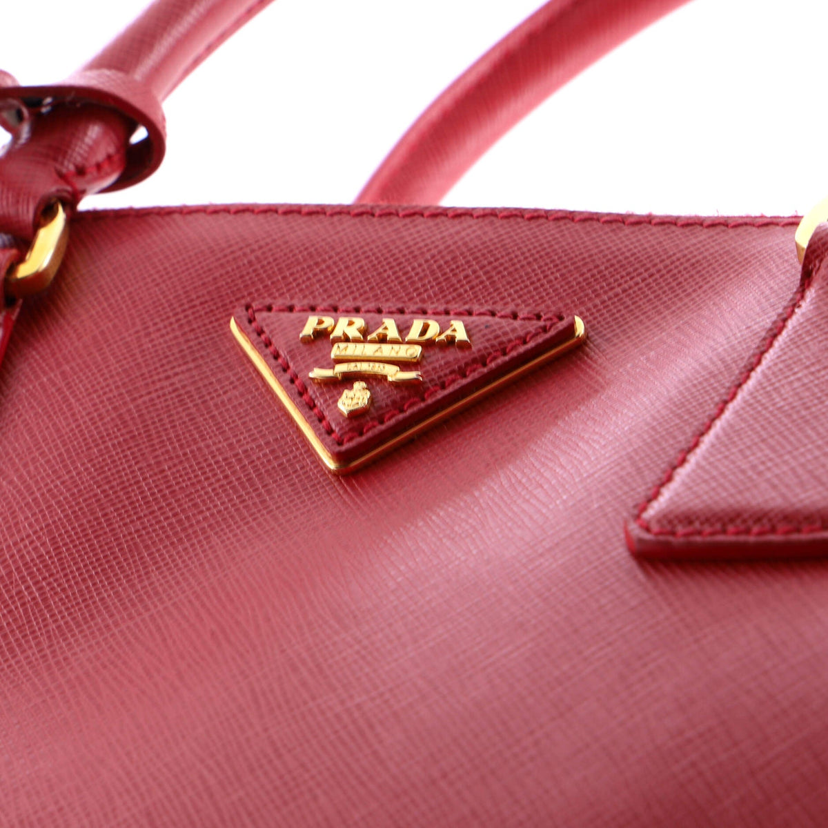Double Zip Lux Tote Saffiano Leather Large