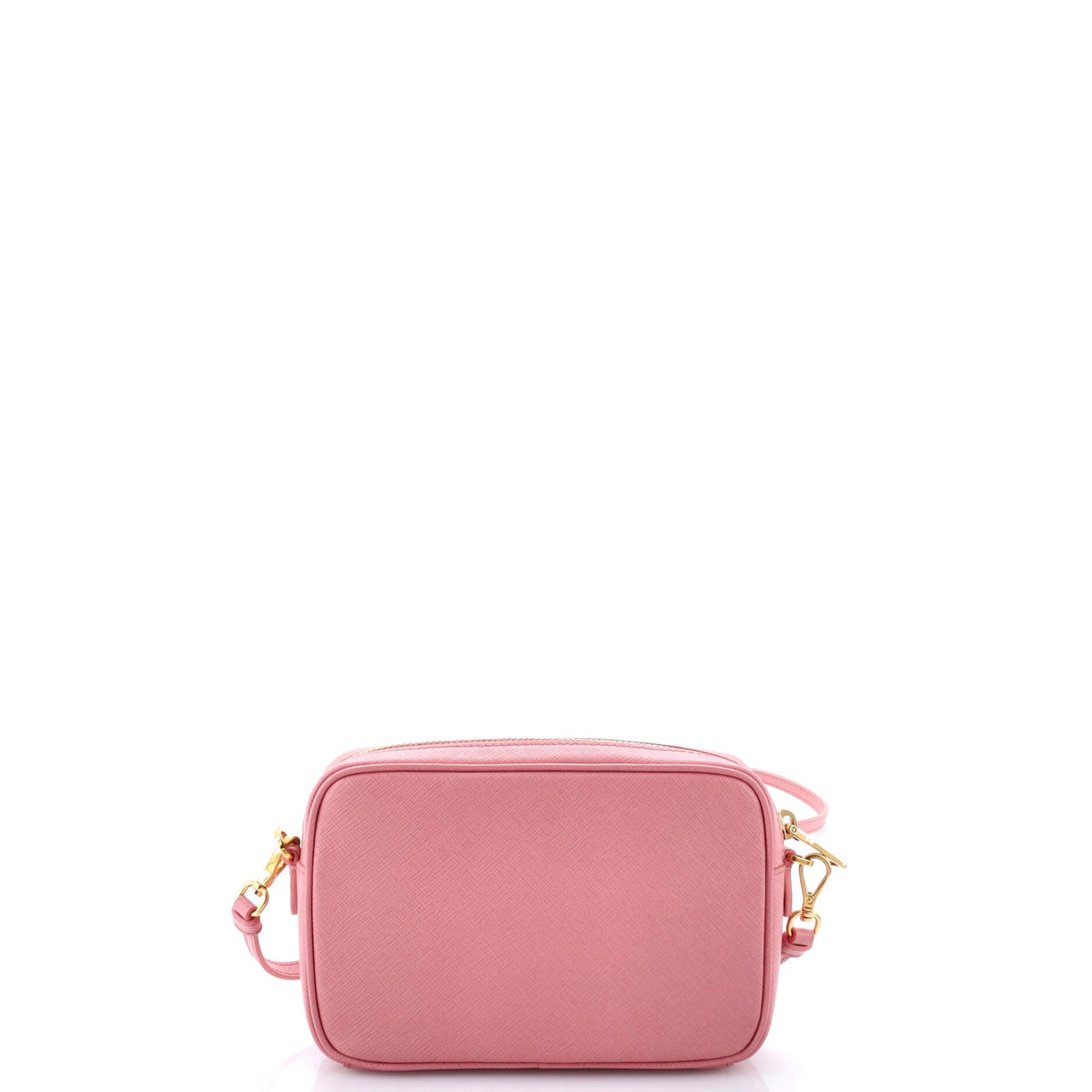 Camera Shoulder Bag Saffiano Leather Small