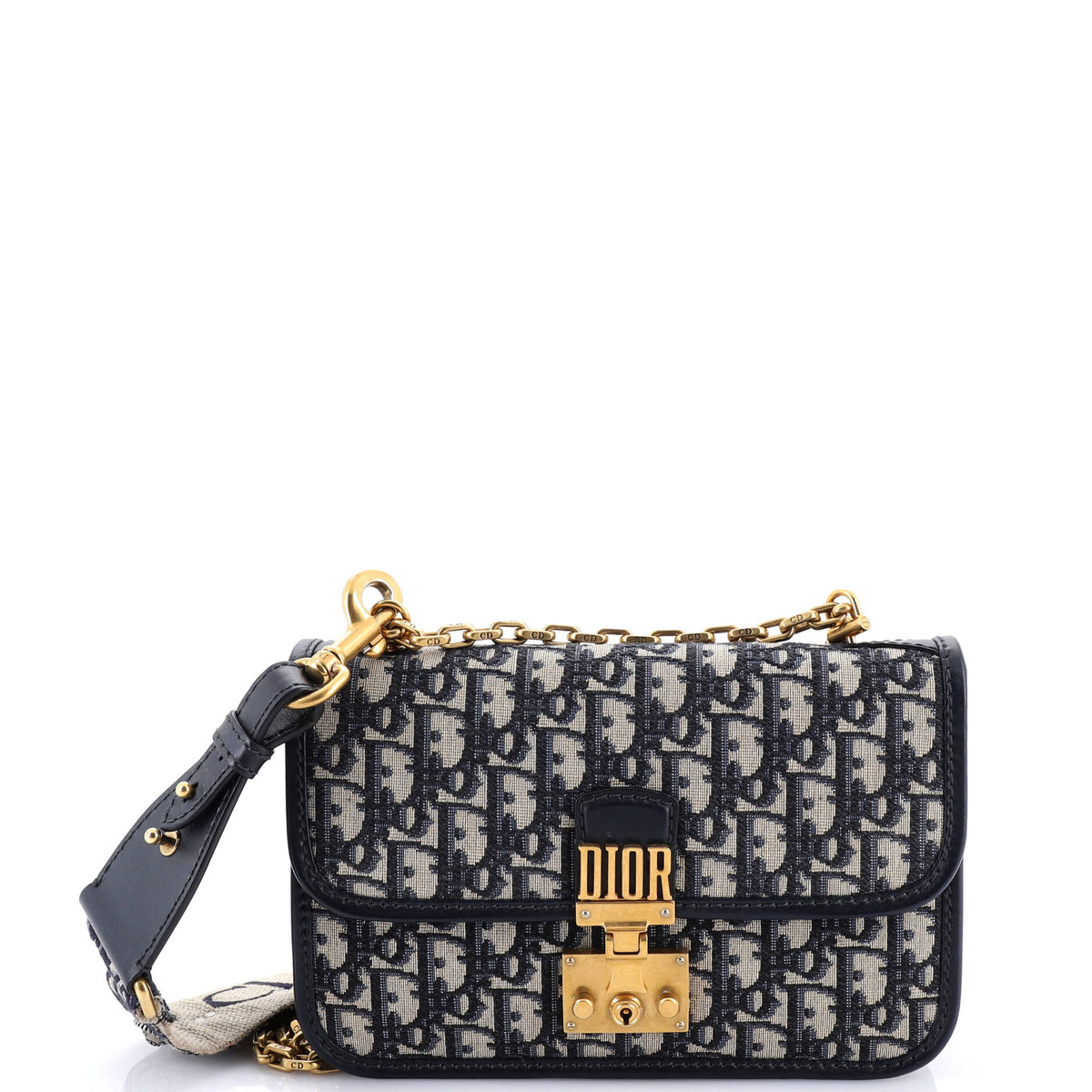 Dioraddict Flap Bag Oblique Canvas Medium