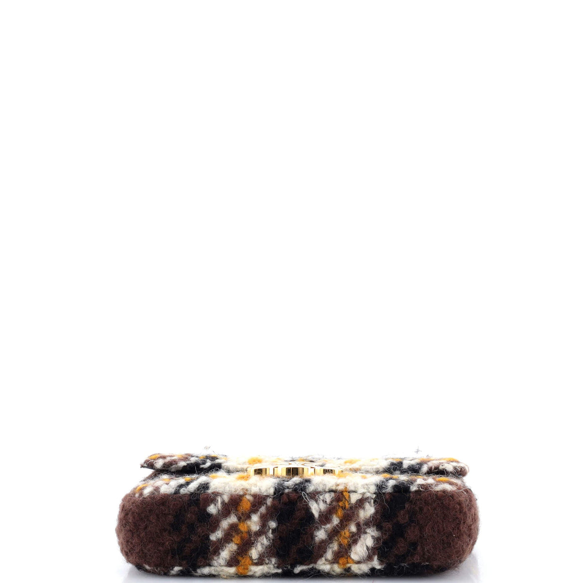 Triomphe Chain Shoulder Bag Shearling Small