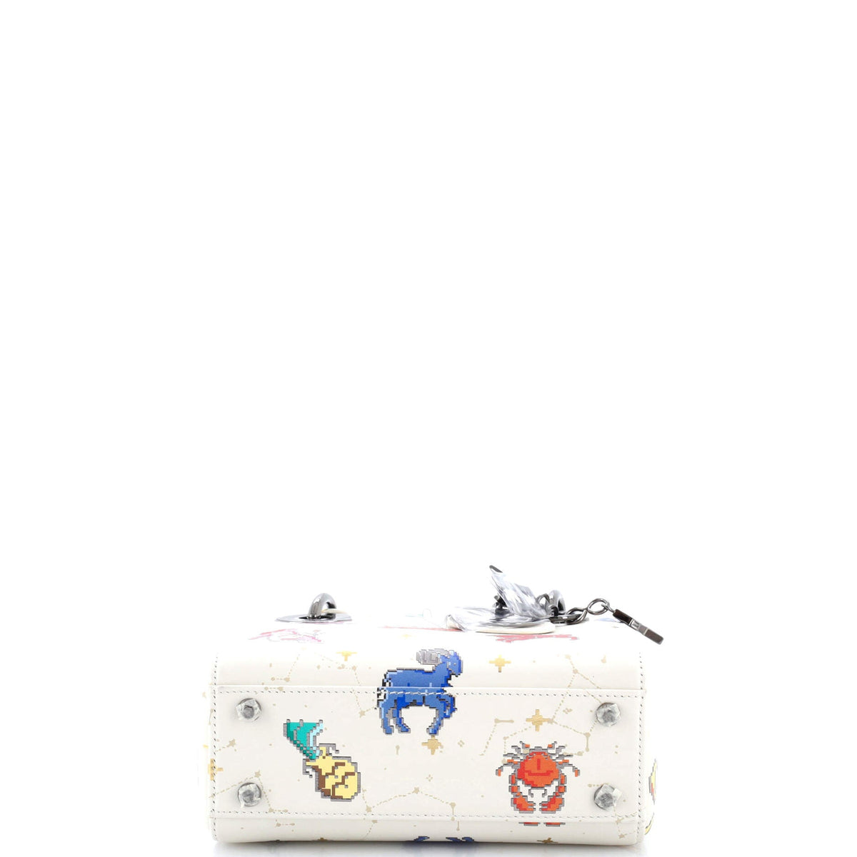 Lady Dior Bag Limited Edition Pixel Zodiac Printed Calfskin Mini