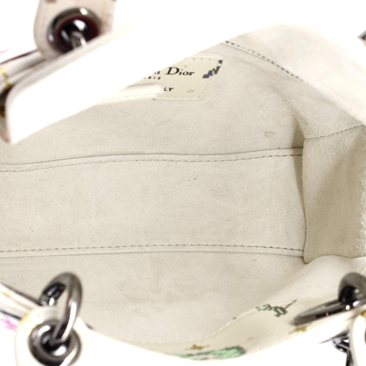 Lady Dior Bag Limited Edition Pixel Zodiac Printed Calfskin Mini