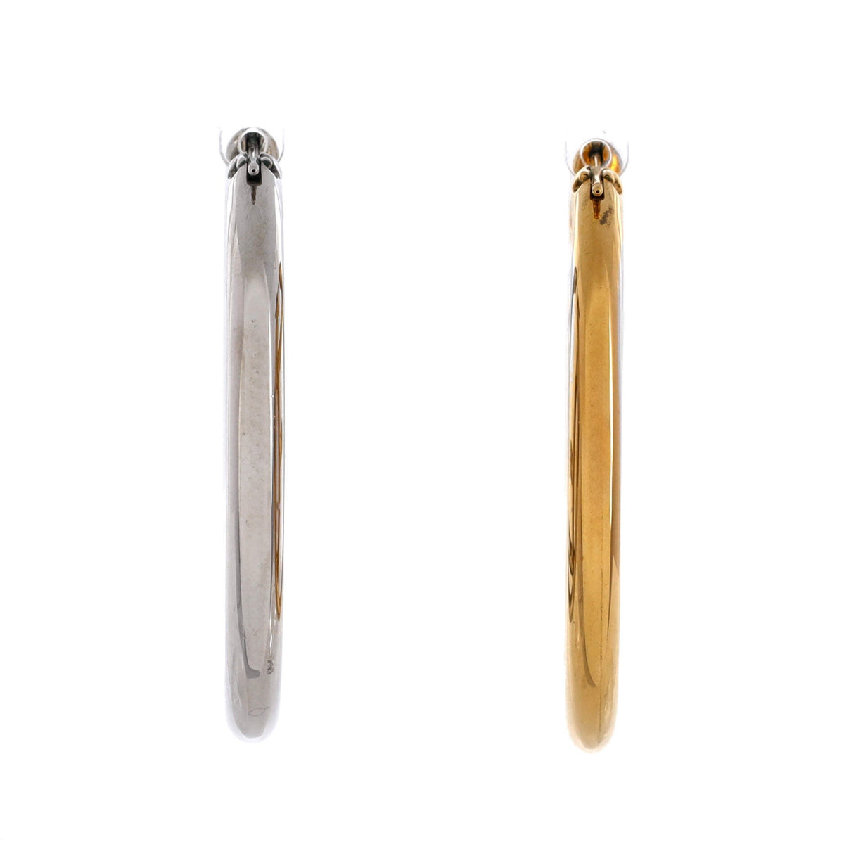 F is Fendi Hoop Earrings Metal