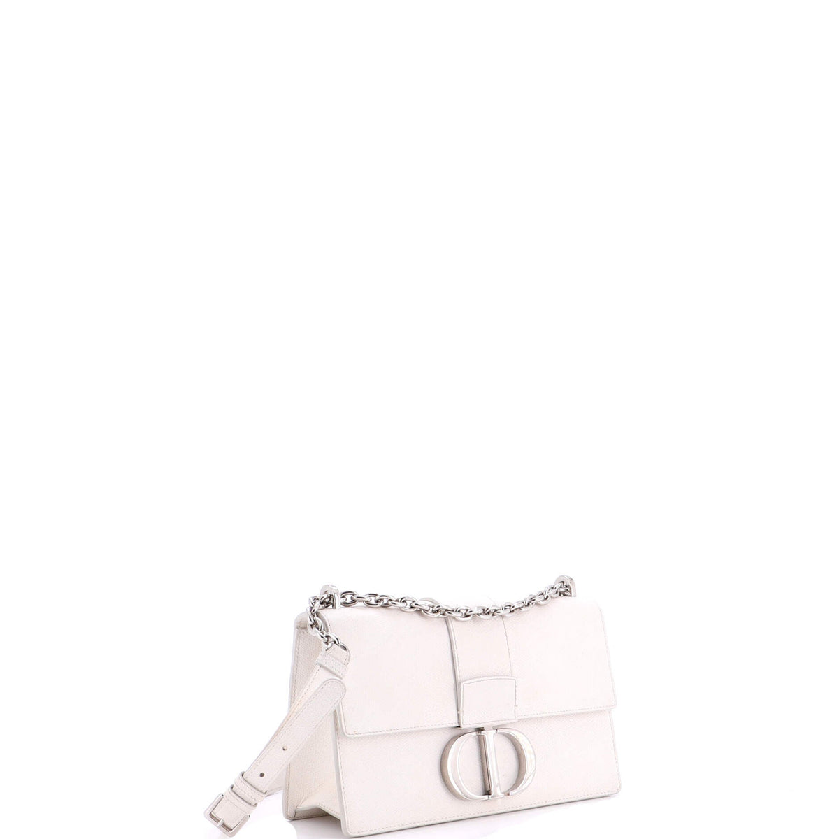 30 Montaigne Chain Flap Bag Leather East West