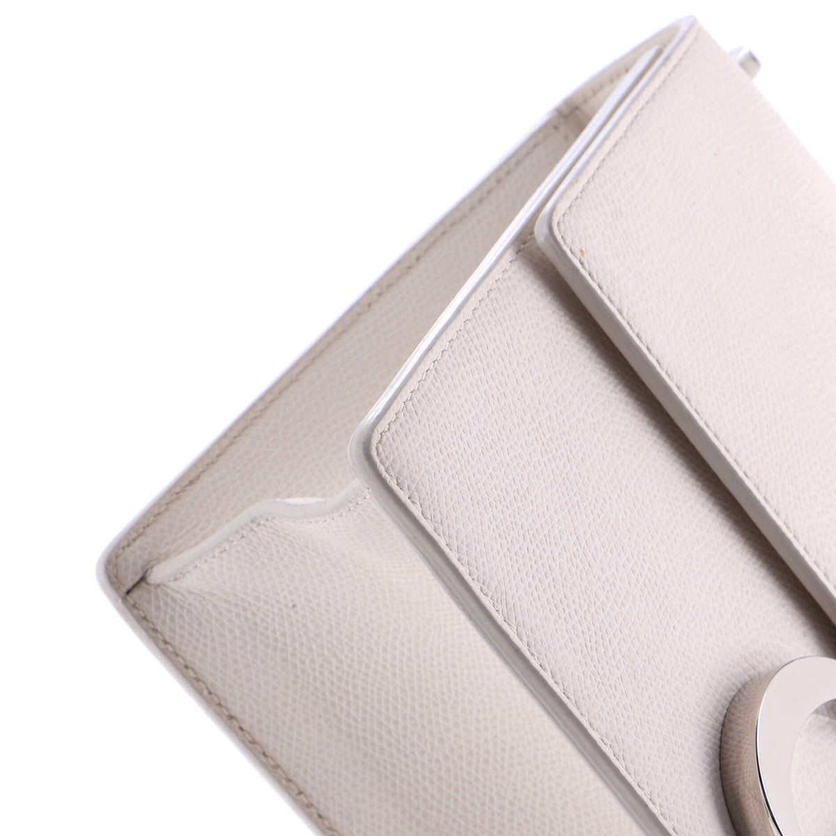 30 Montaigne Chain Flap Bag Leather East West