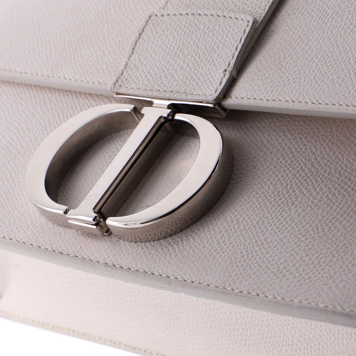 30 Montaigne Chain Flap Bag Leather East West