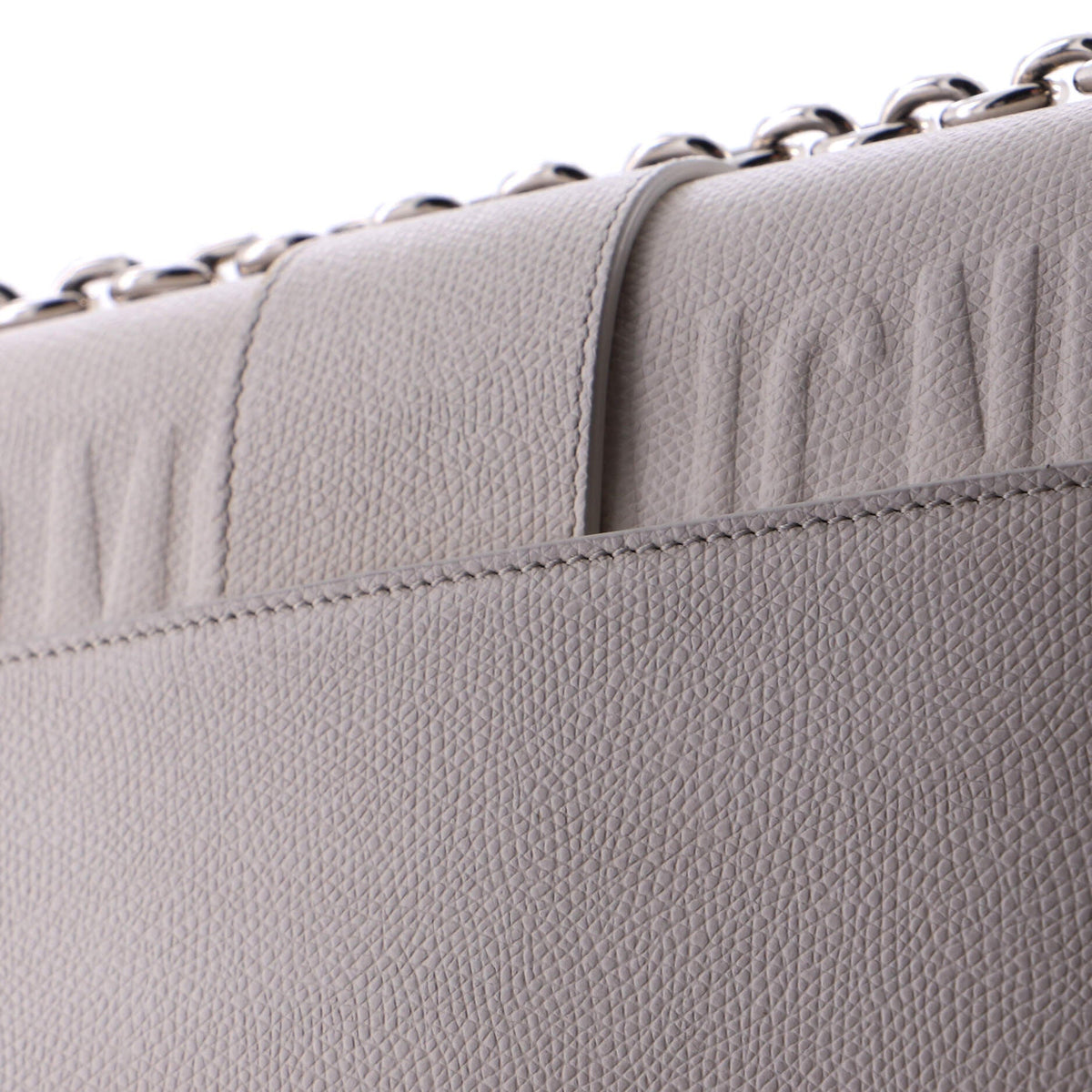 30 Montaigne Chain Flap Bag Leather East West