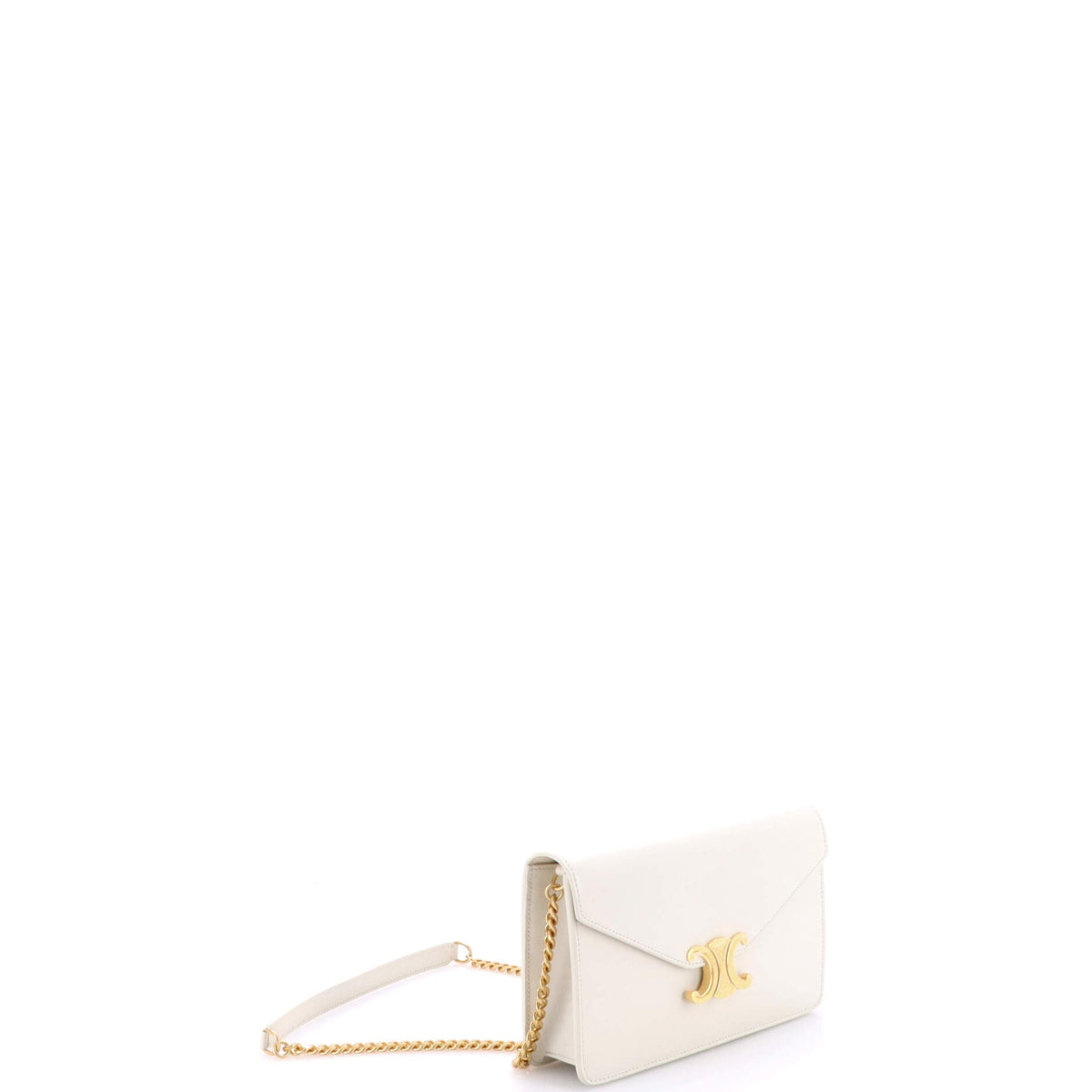 Margo Triomphe Wallet on Chain Leather