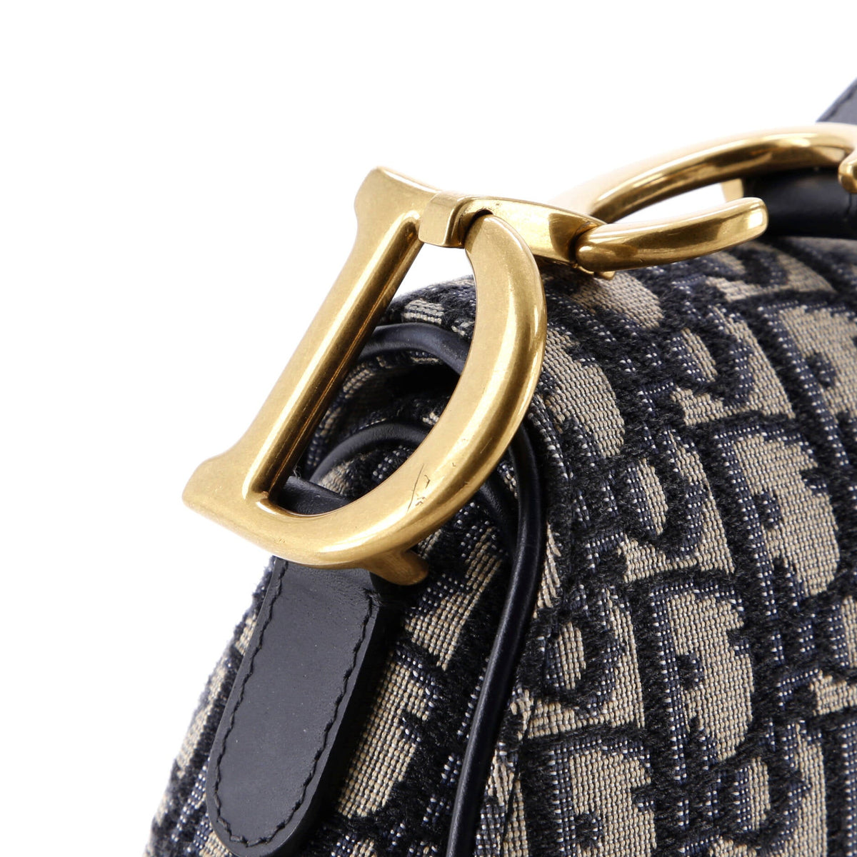 Saddle Handbag Oblique Canvas Medium