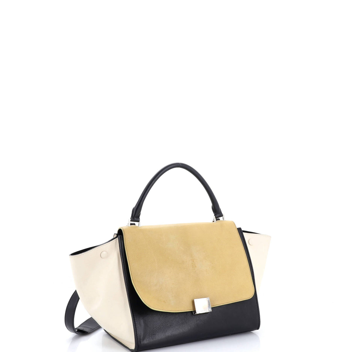 Tricolor Trapeze Bag Leather Medium