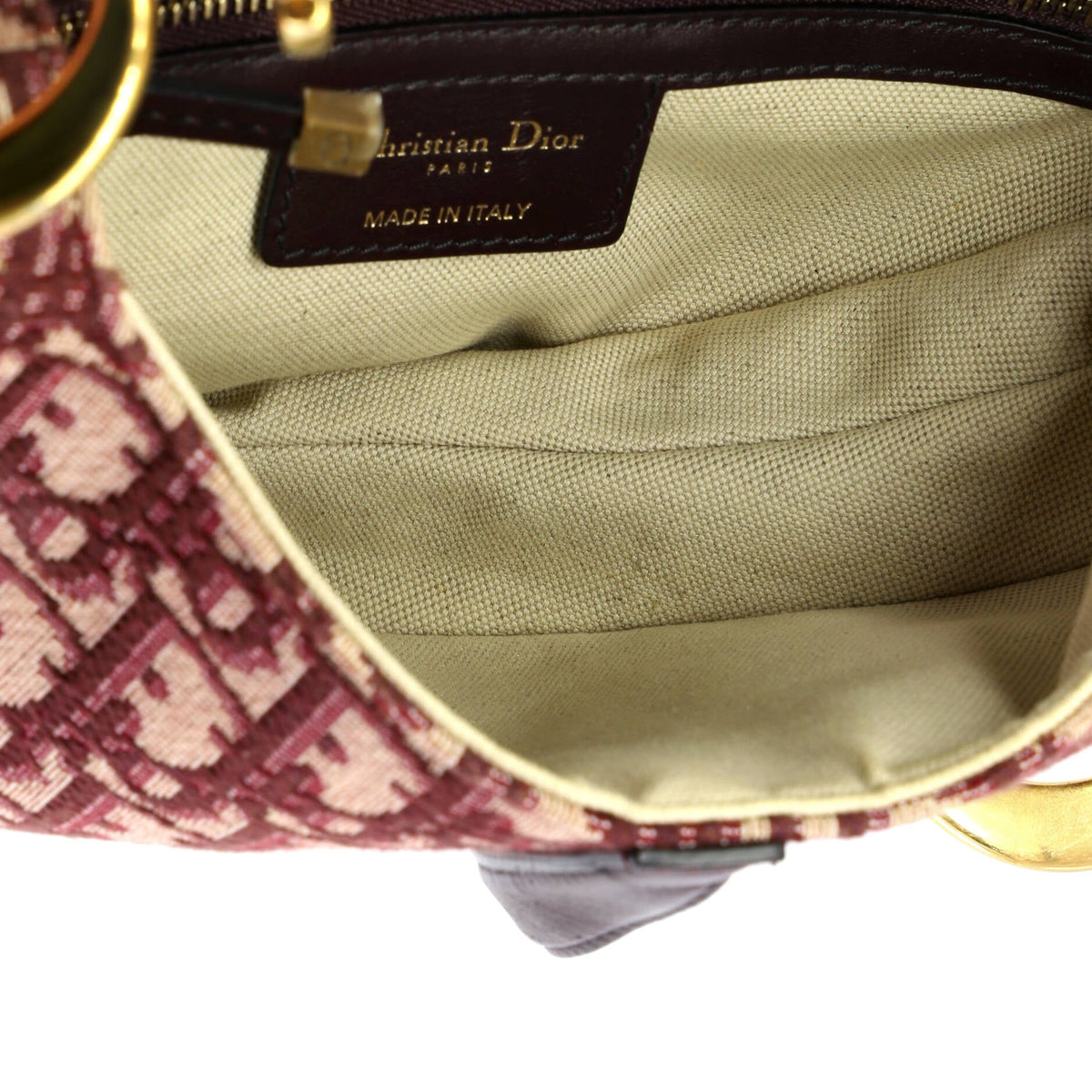 Saddle Handbag Oblique Canvas Medium