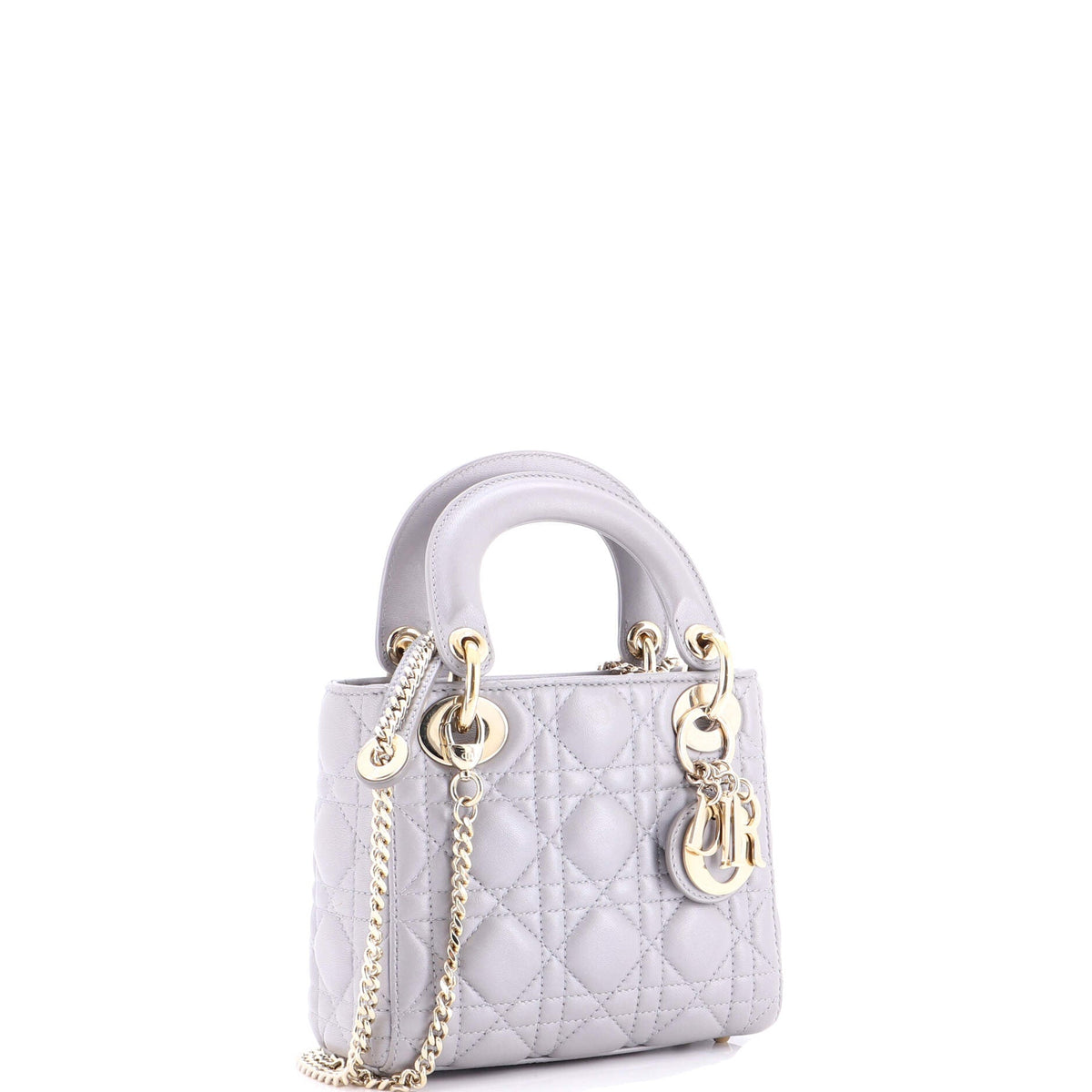 Lady Dior Chain Bag Cannage Quilt Lambskin Mini