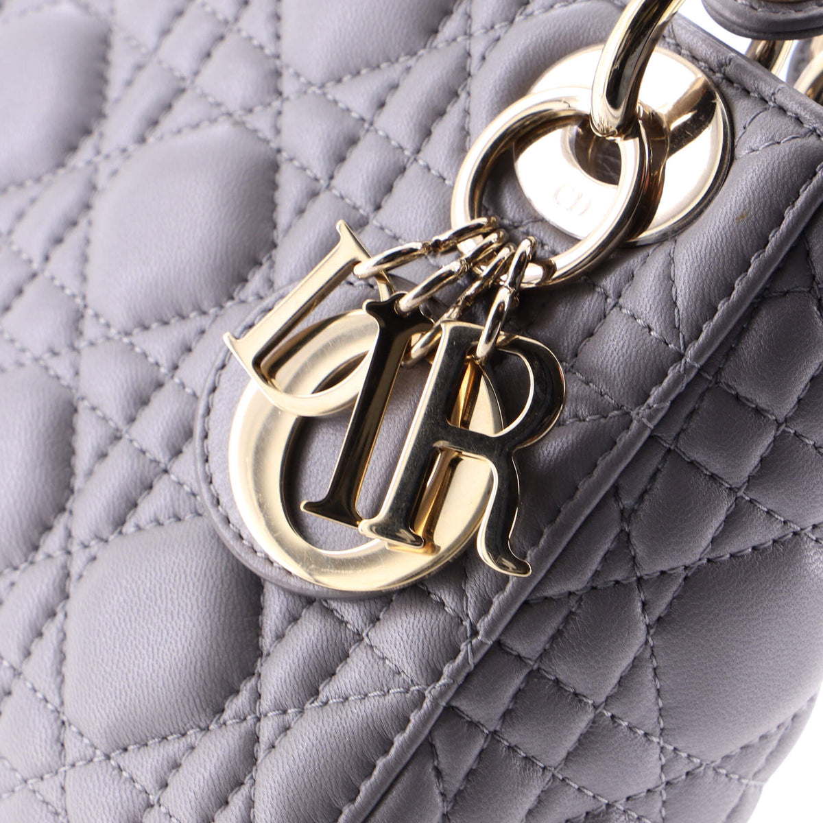 Lady Dior Chain Bag Cannage Quilt Lambskin Mini