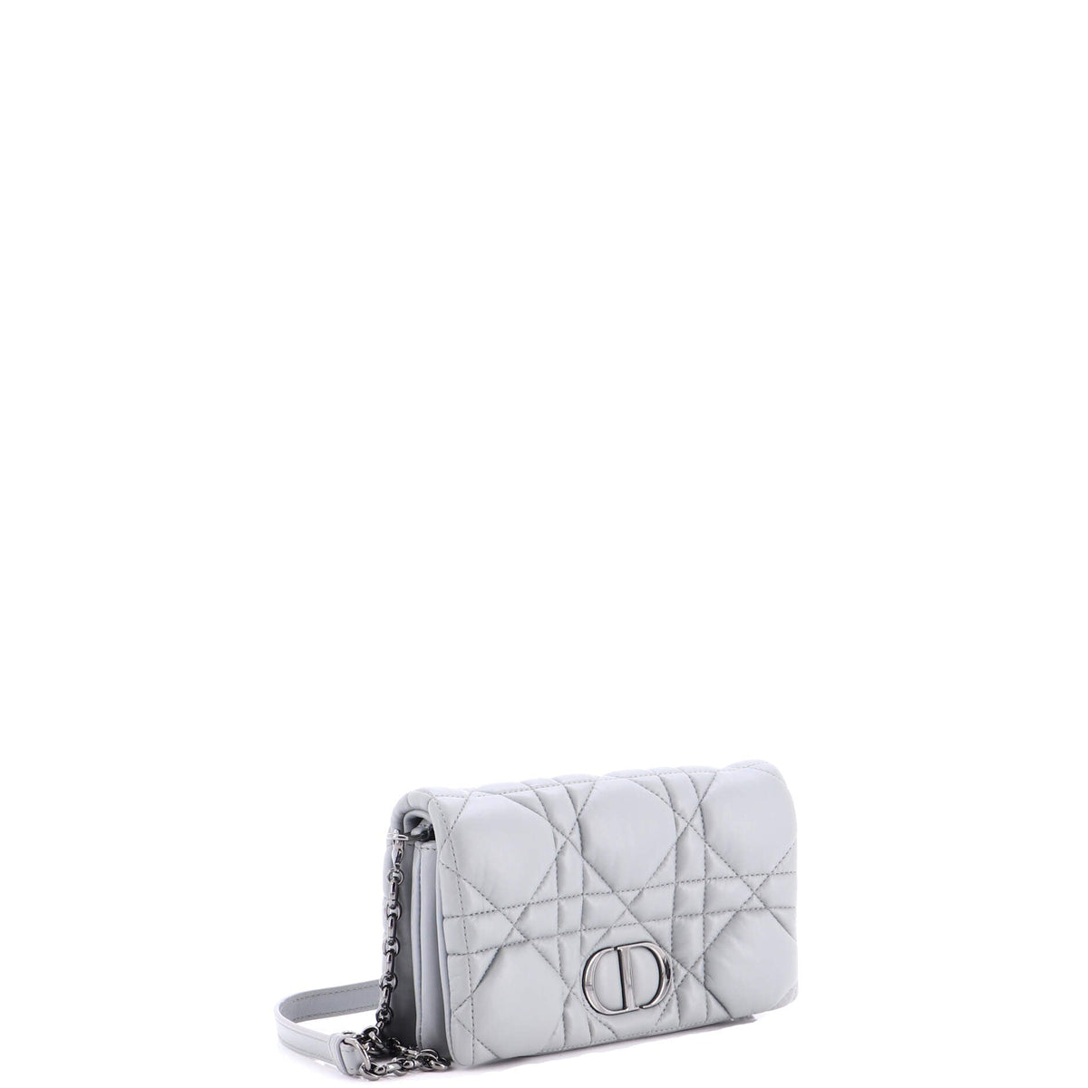 Caro Flap Pouch with Chain Macrocannage Quilt Calfskin Mini