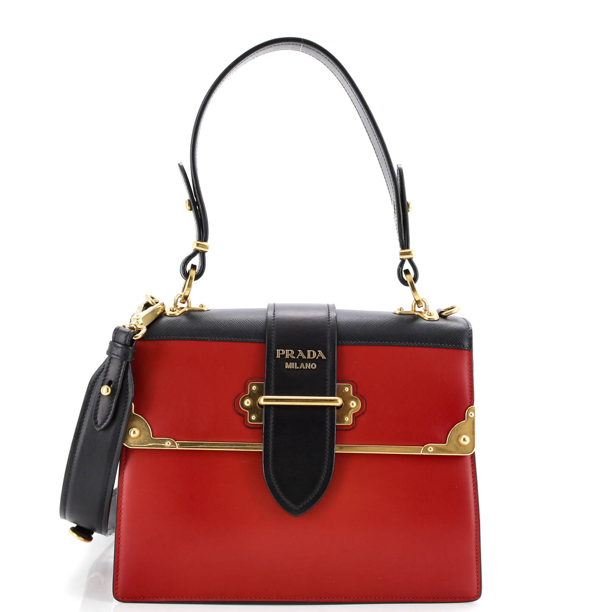 Cahier Convertible Shoulder Bag City Calf and Saffiano Medium