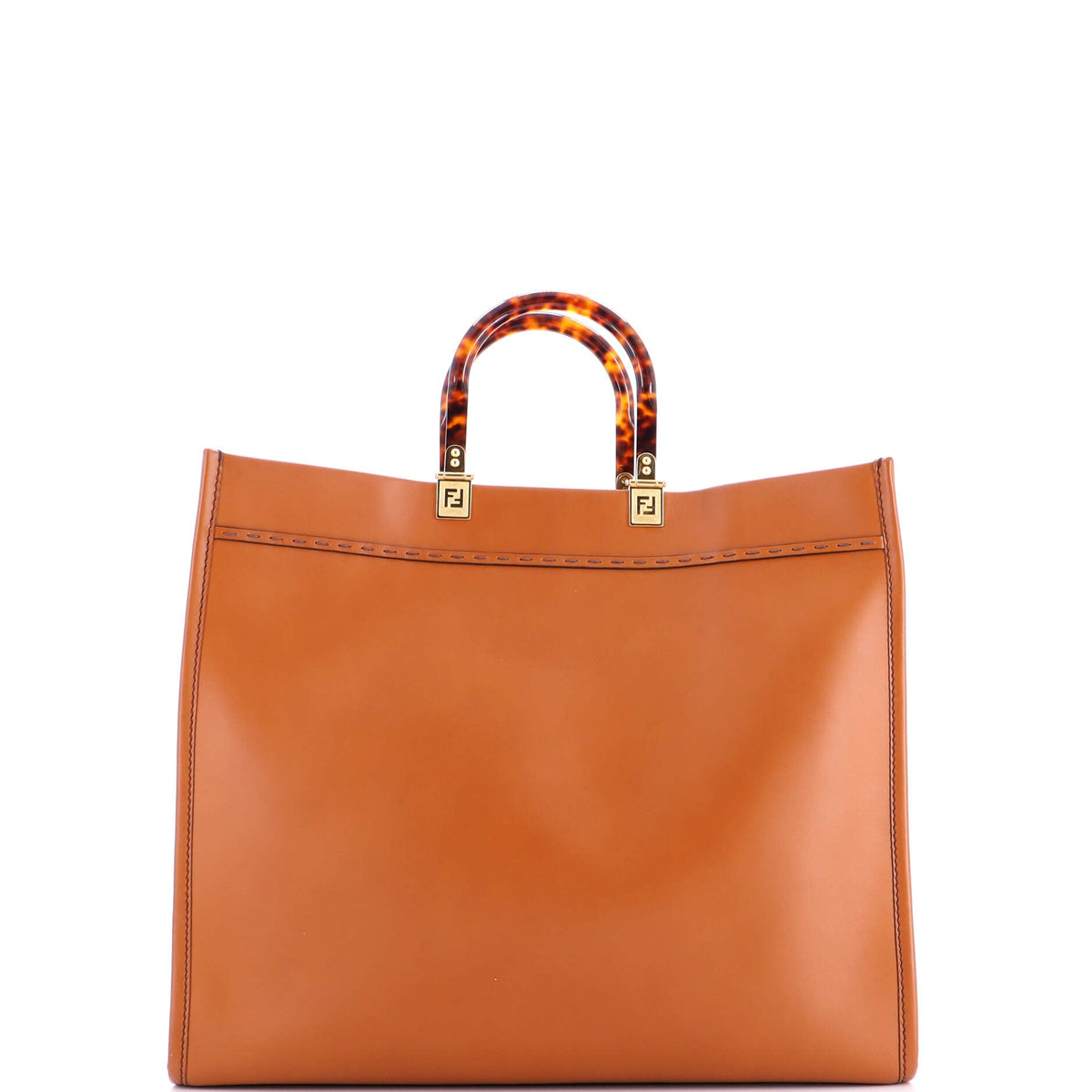 Sunshine Shopper Tote Leather Large