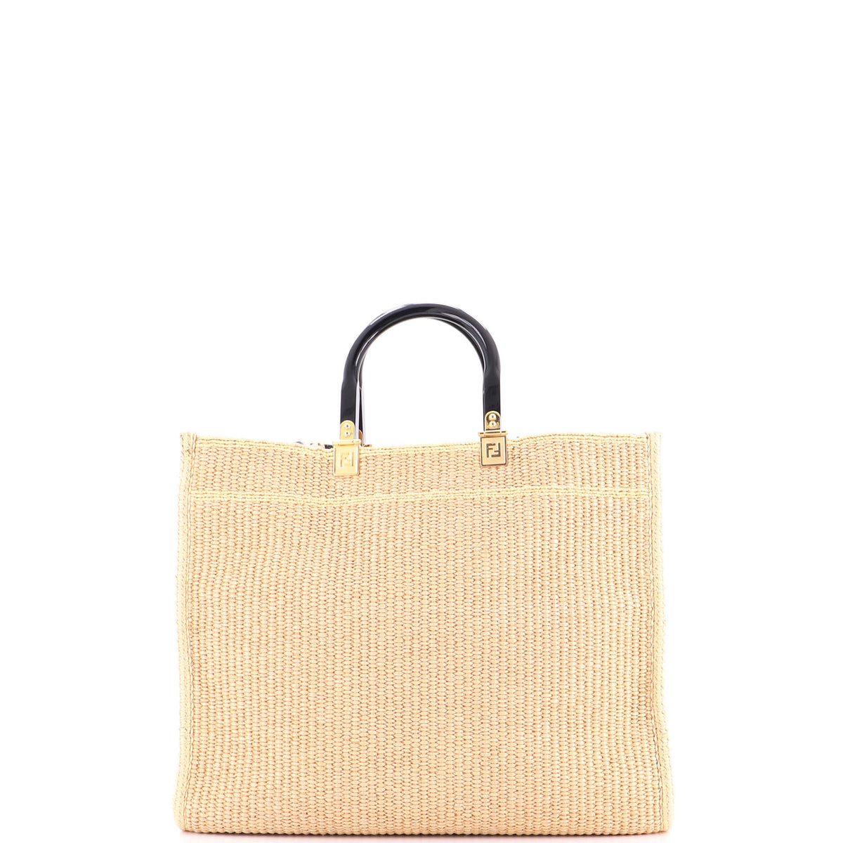Sunshine Shopper Tote Woven Raffia Medium
