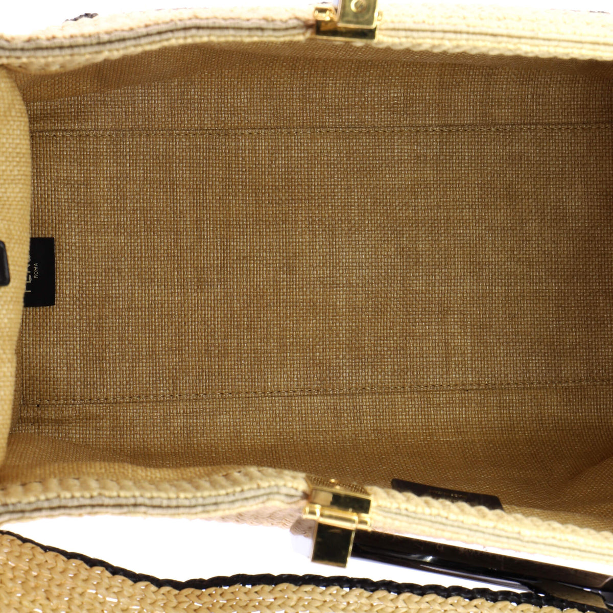 Sunshine Shopper Tote Woven Raffia Medium