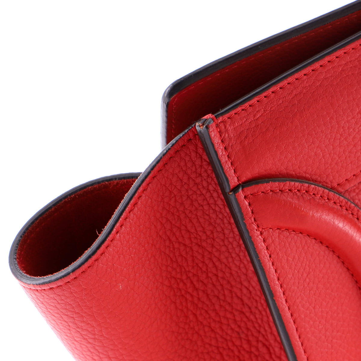Luggage Bag Grainy Leather Micro