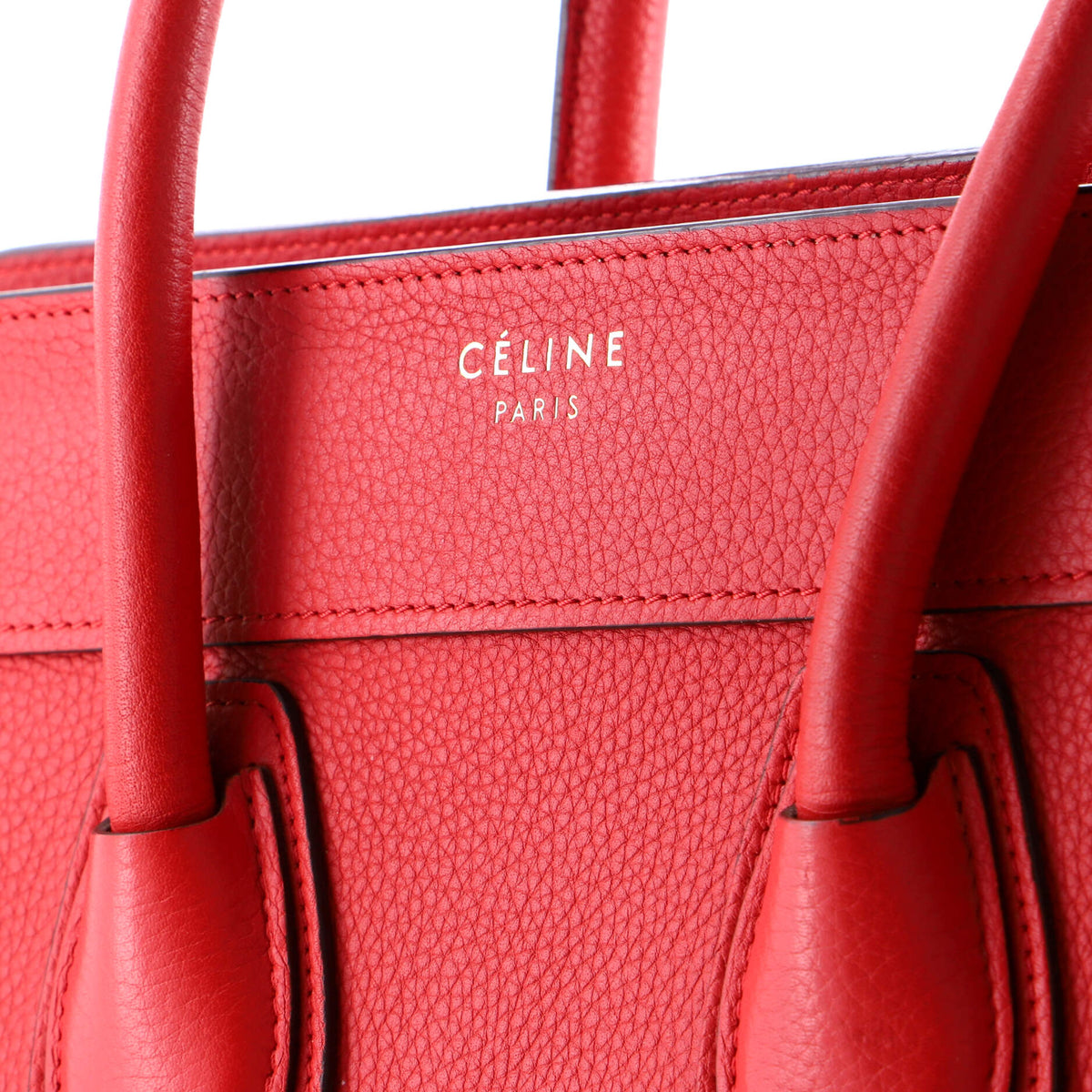 Luggage Bag Grainy Leather Micro
