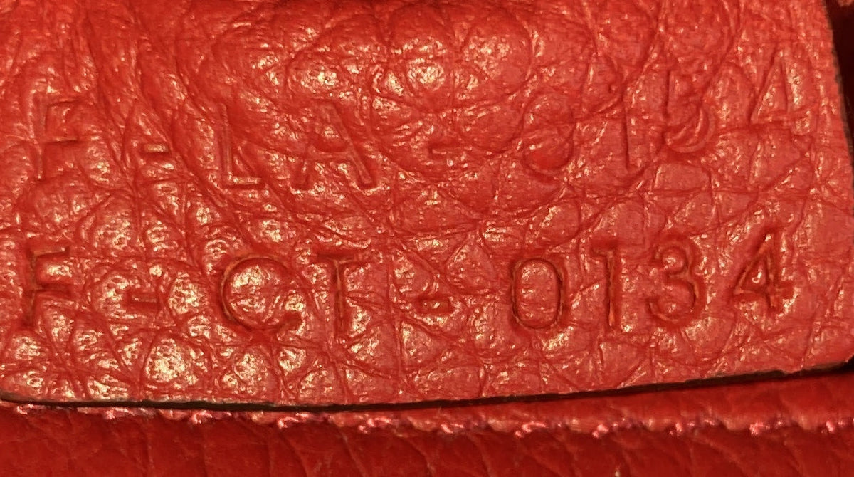 Luggage Bag Grainy Leather Micro