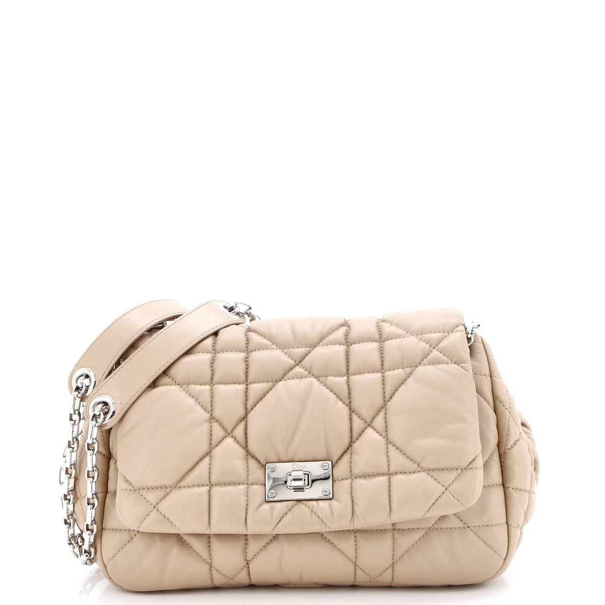Milly La Foret Handbag Cannage Quilt Lambskin Small