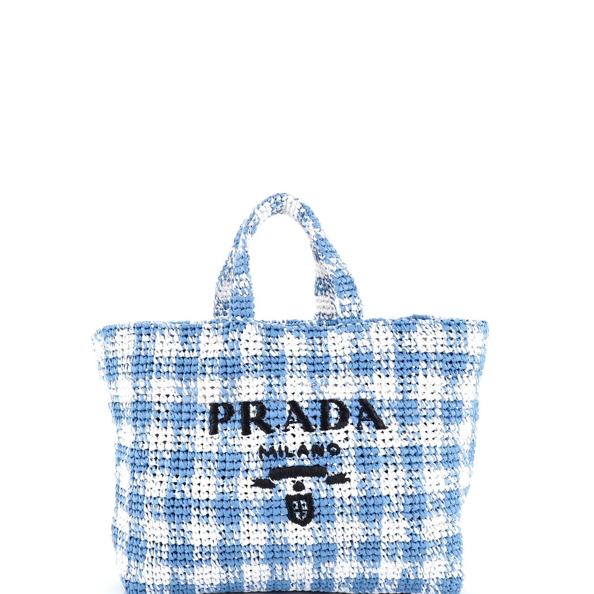 Logo Tote Raffia Large
