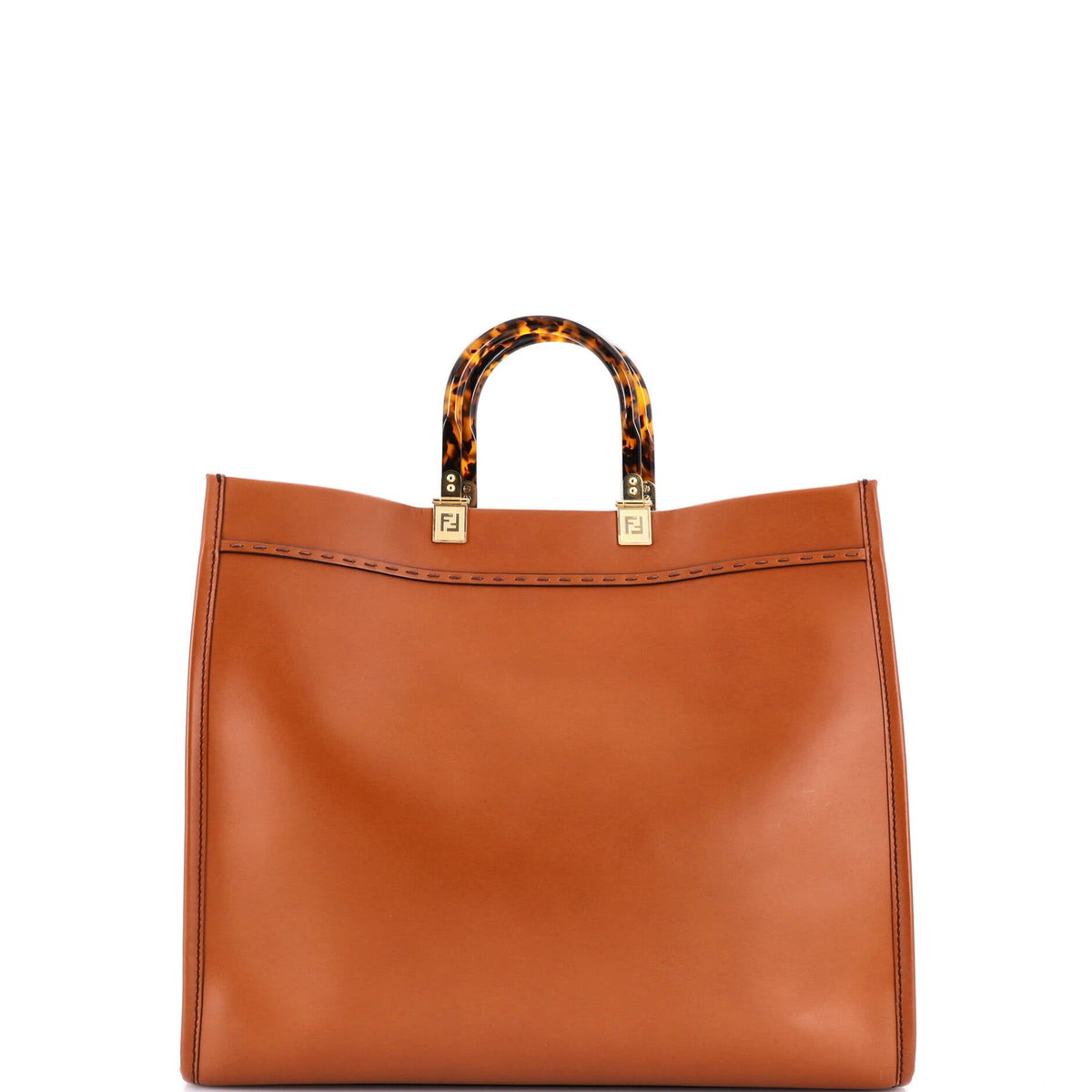 Sunshine Shopper Tote Leather Large