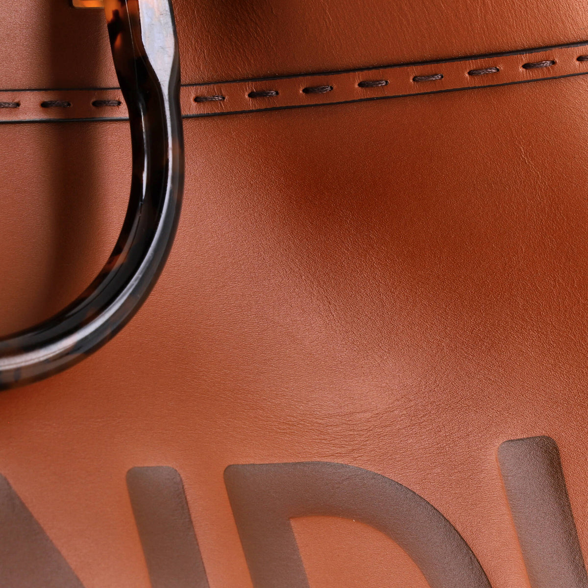 Sunshine Shopper Tote Leather Large